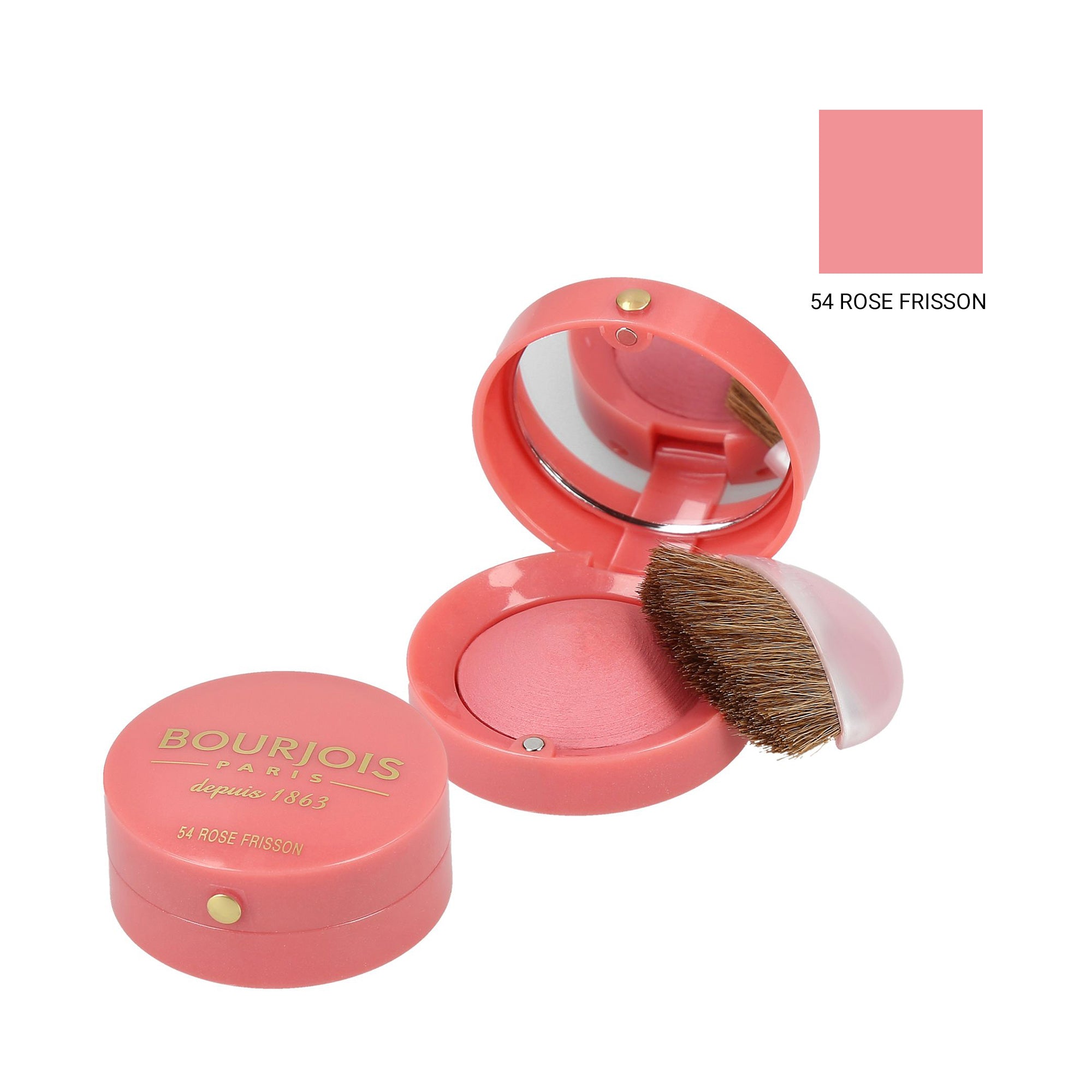 BOURJOIS Little Round Pot Fard à joues 54 Rose Frisson 2,5g