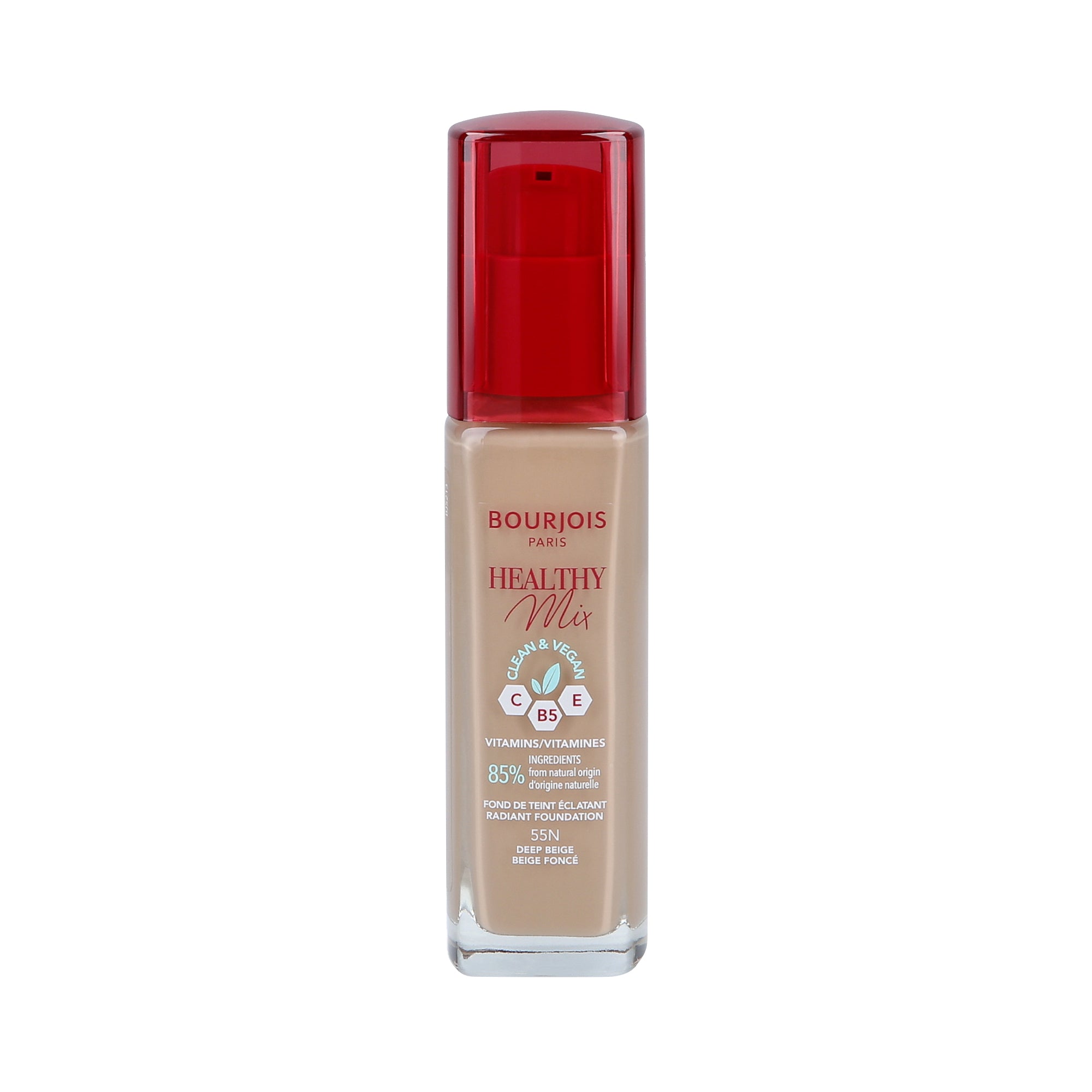 BOURJOIS HEALTHY MIX VEGAN Fondotinta 055N Deep Beige 30ml