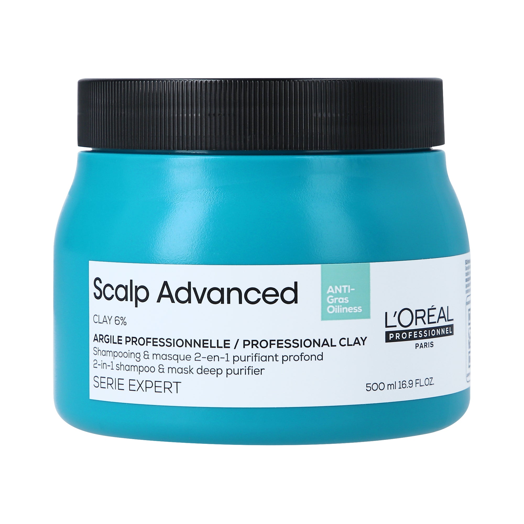 L'OREAL PROFESSIONNEL SCALP ADVANCED Čisticí maska s jílem 2v1 500 ml