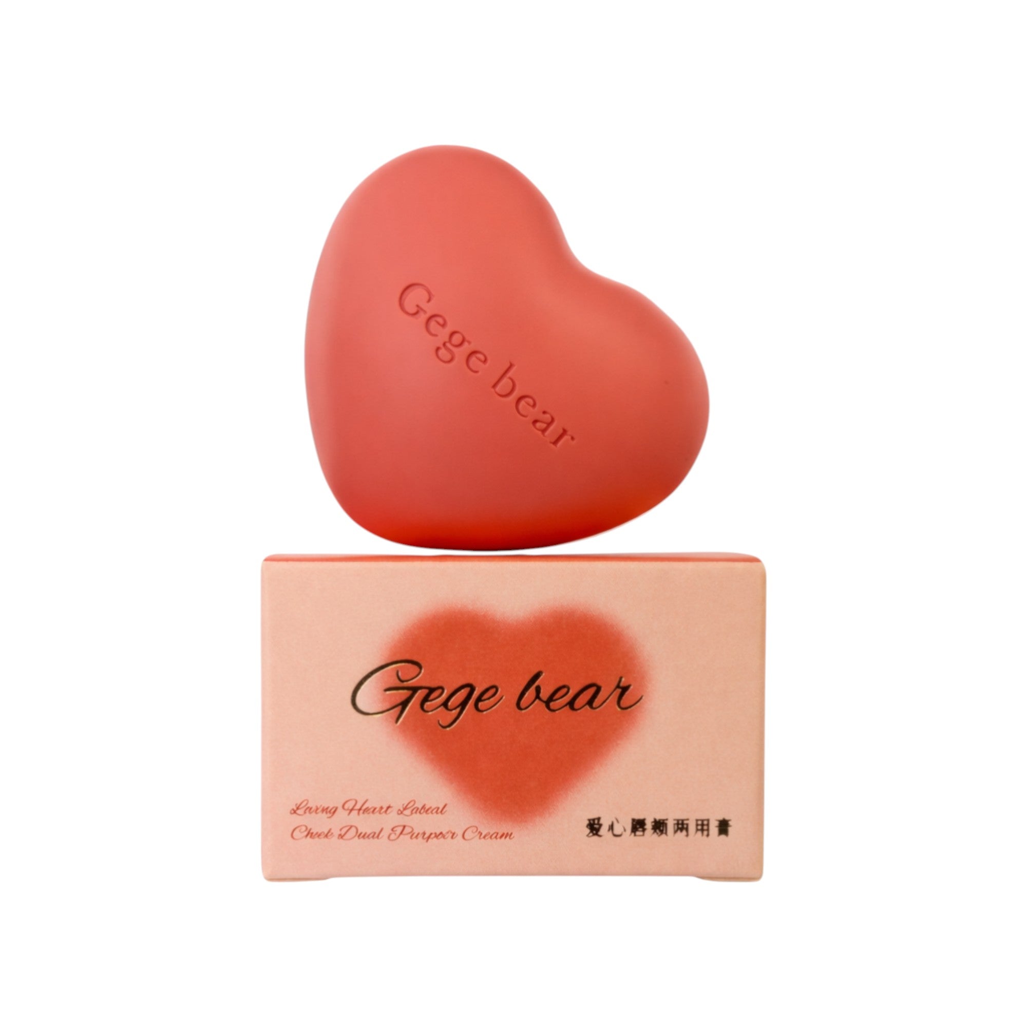 GEGE BEAR LOVING HEART CHEEK CREAM Tinta cremosa per labbra e guance 6 g