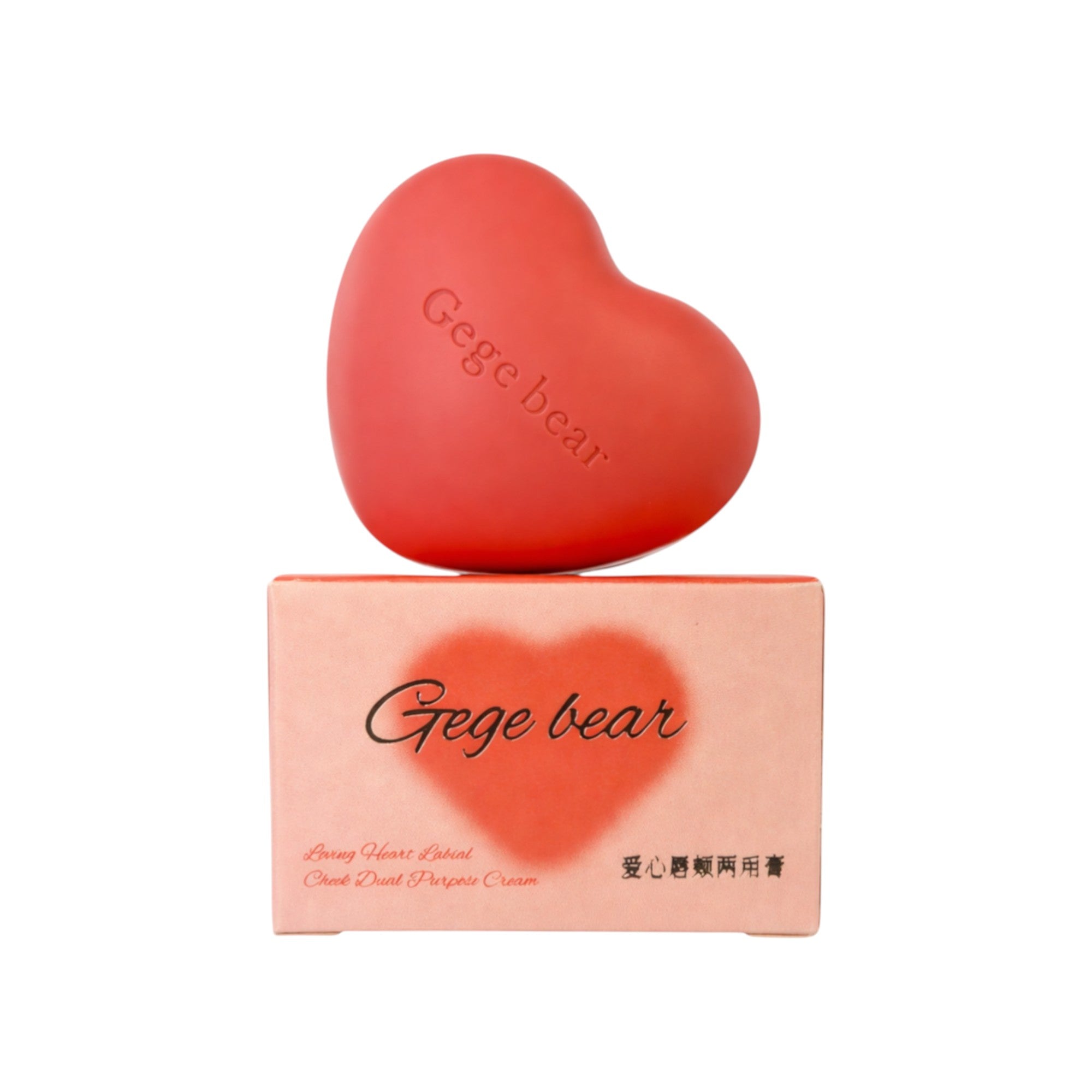 GEGE BEAR LOVING HEART CHEEK CREAM Kremowy tint do ust i policzków 6 g #2