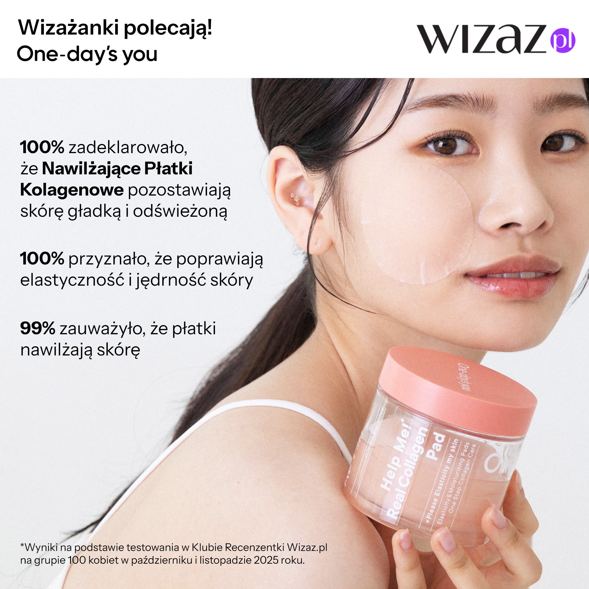 ONE-DAY’S YOU HELP ME REAL COLLAGEN Płatki kolagenowe 130 ml (70 szt.) #7