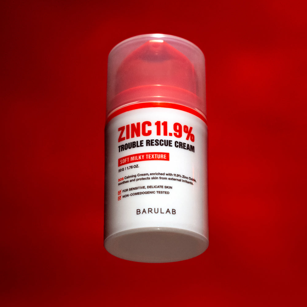 BARULAB ZINC 11.9% TROUBLE RESCUE CREAM Łagodzący krem ratunkowy z cynkiem 11,9% 50 g #5
