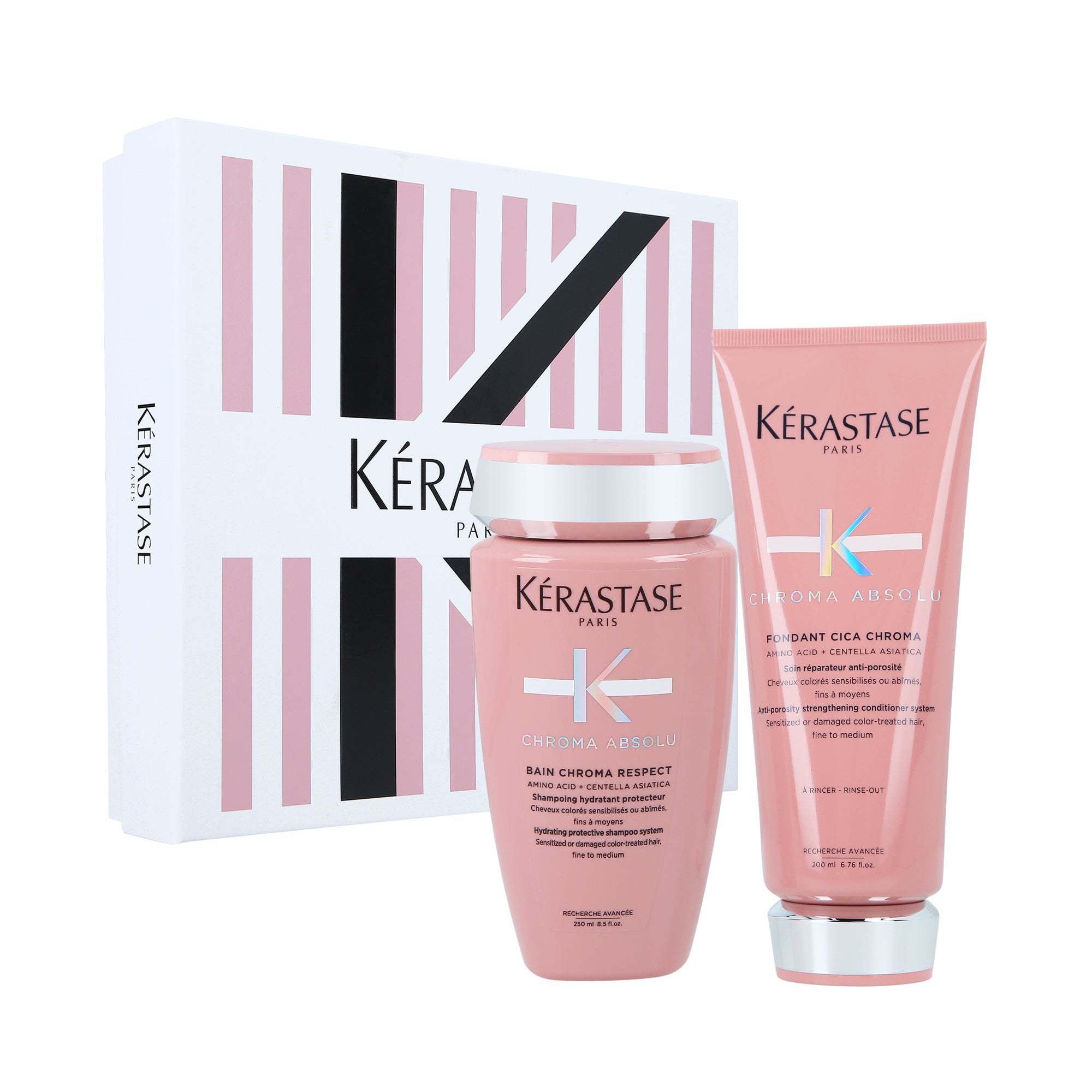 KÉRASTASE CHROMA ABSOLU LIGHT Sada pro péči o barvené vlasy 250 ml + 200 ml