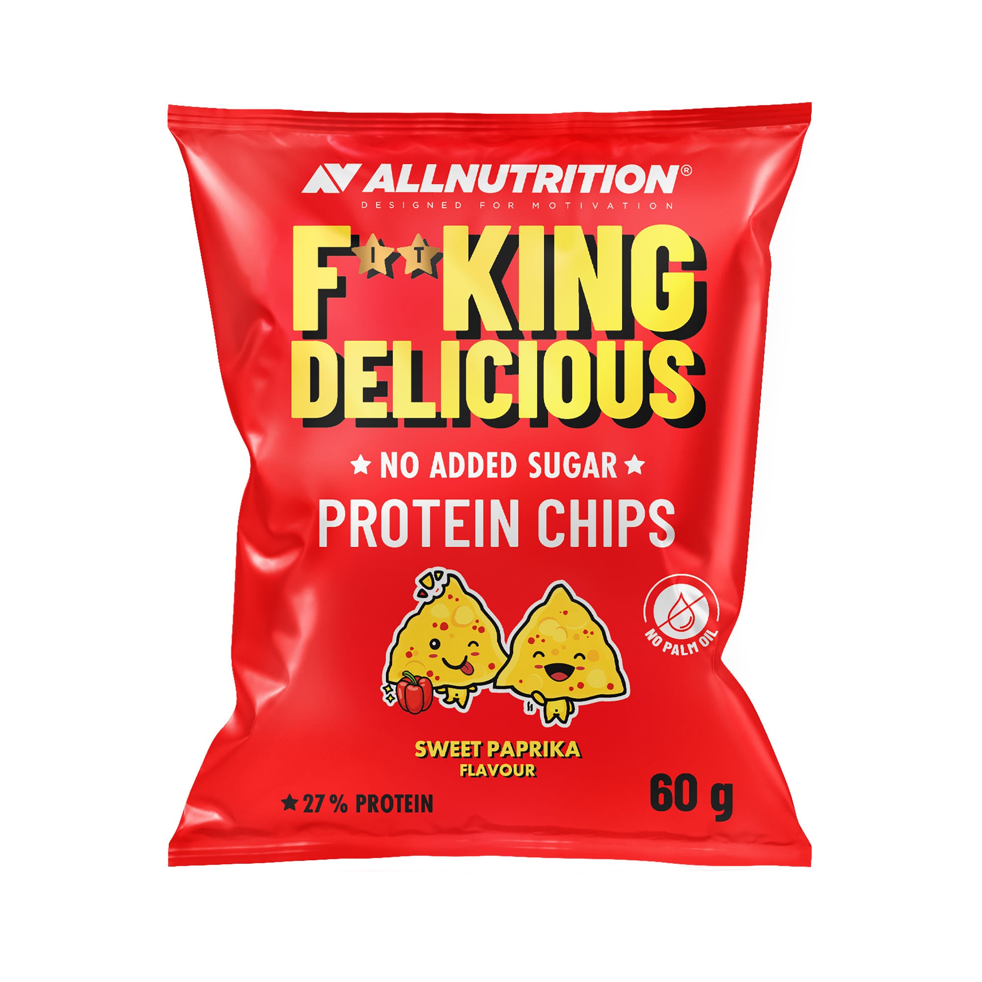 ALLNUTRITION FITKING DELICIOUS PROTEIN Proteinchips – süße Paprika 60g