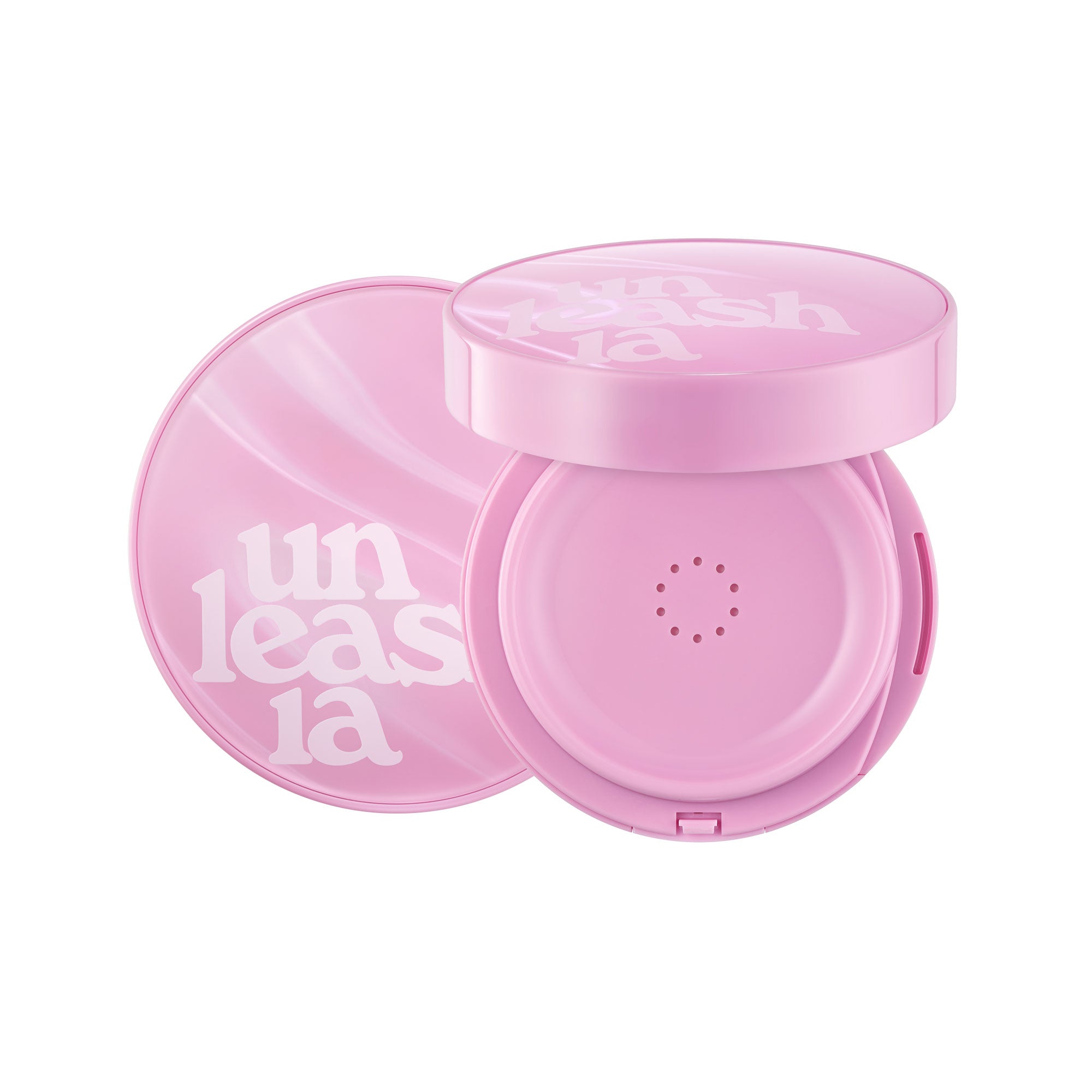UNLEASHIA NEDOTÝKEJTE SE SKLENĚNÝ RŮŽOVÝ CUSHION Rozjasňující podkladový polštářek s přirozeným povrchem SPF50+ PA++++ 15 g #2
