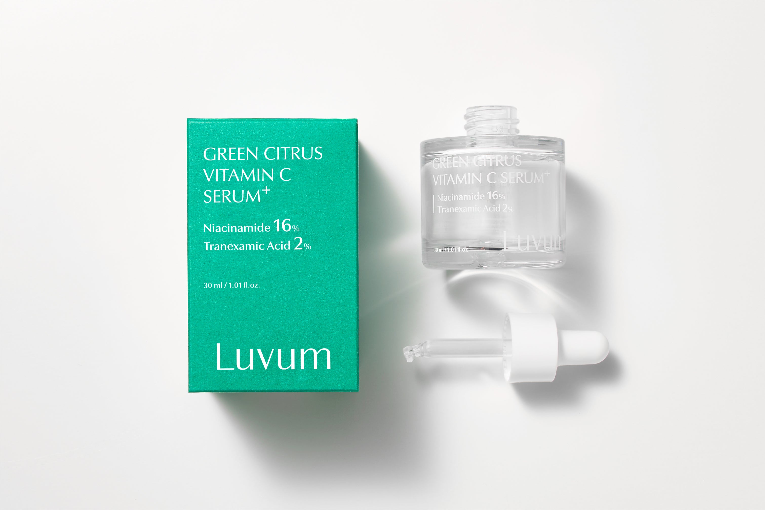 LUVUM GREEN CITRUS VITAMIN C SERUM + Rozjasňující pleťové sérum s vitamínem C a kyselinou tranexamovou 30 ml #3