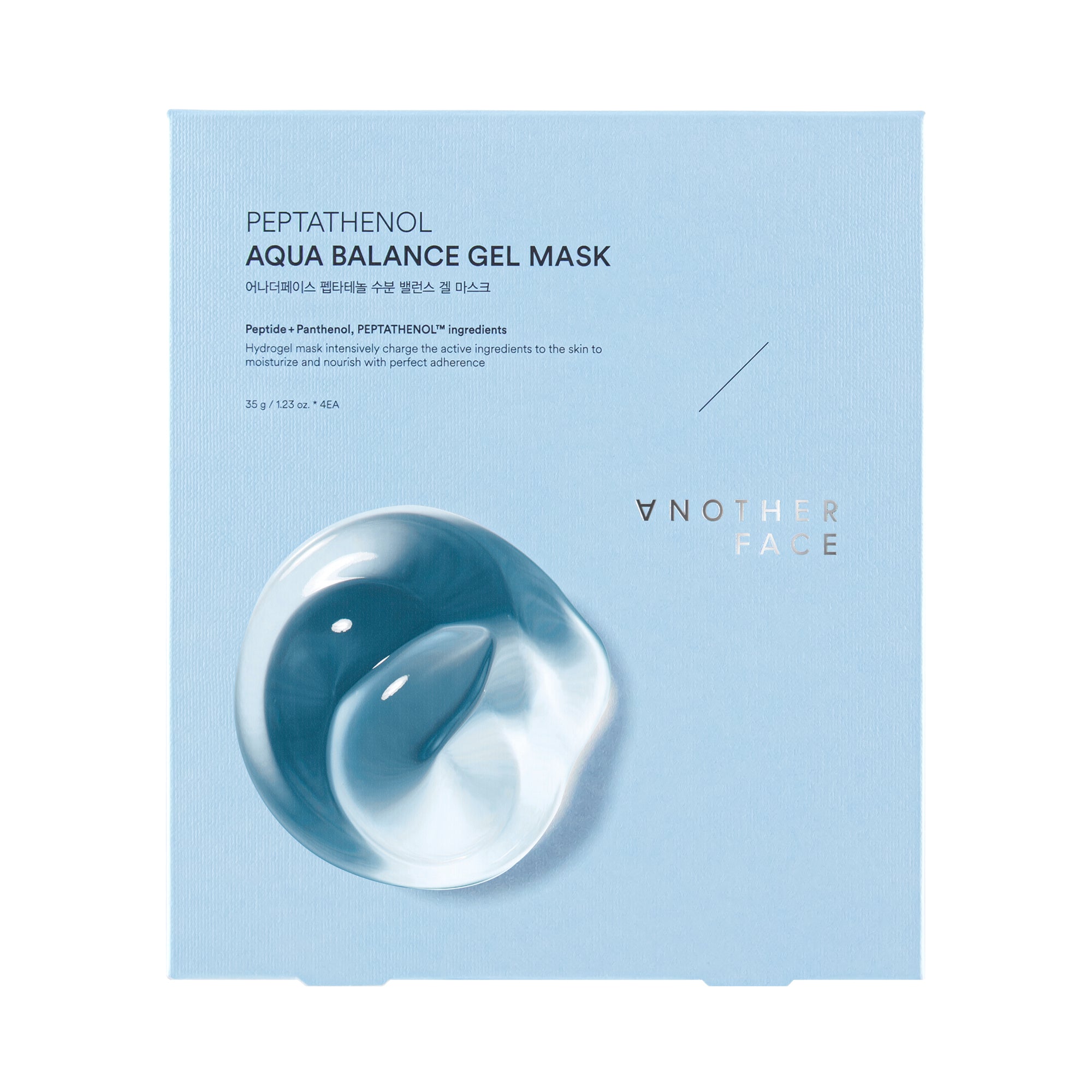 ANOTHER FACE PEPTATHENOL AQUA BALANCE GEL MASK Maschera viso idrogel idratante intensiva (4x35 g)