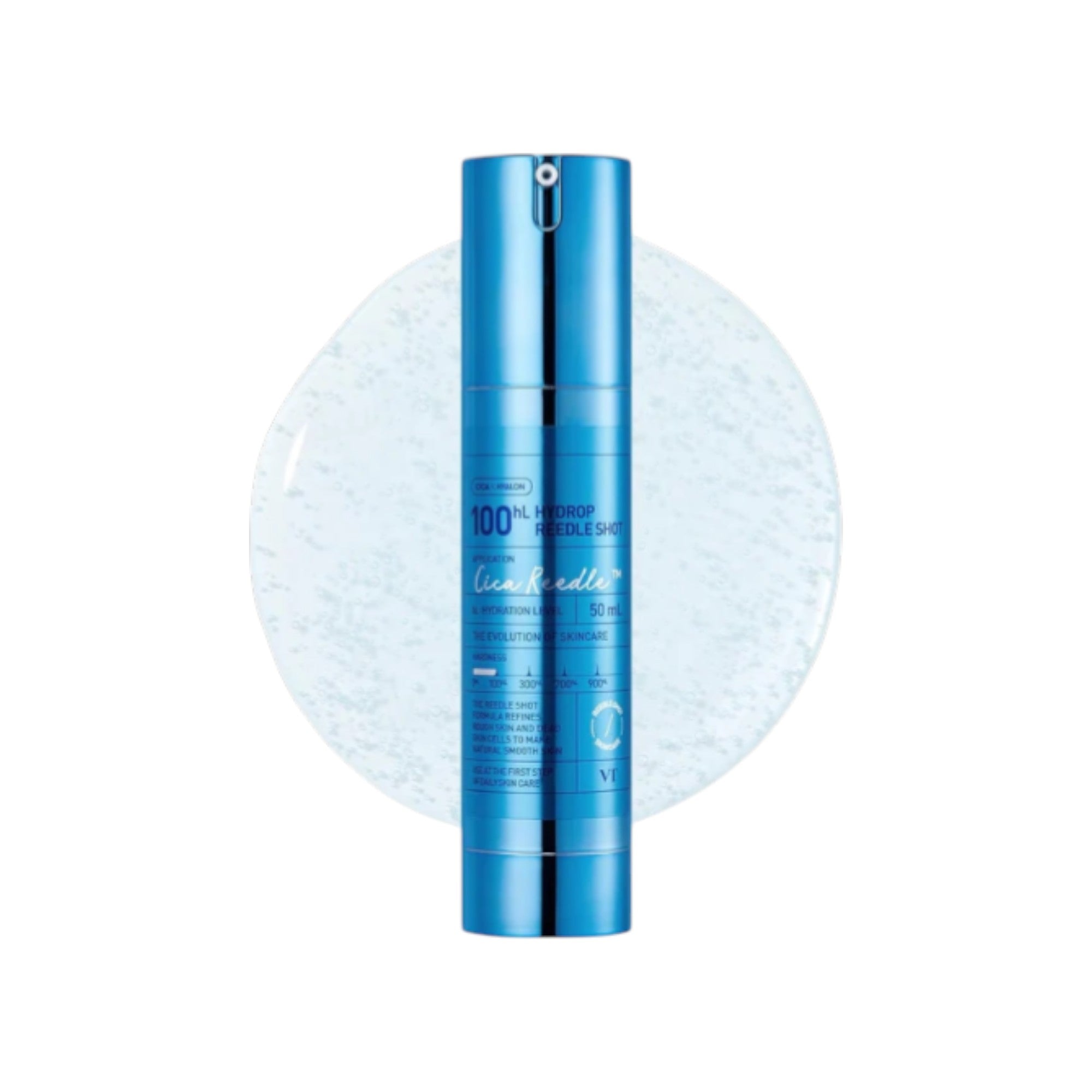 VT COSMETICS HYDROP REEDLE SHOT100 Nawilżające serum do twarzy z mikroigłami 50 ml #2