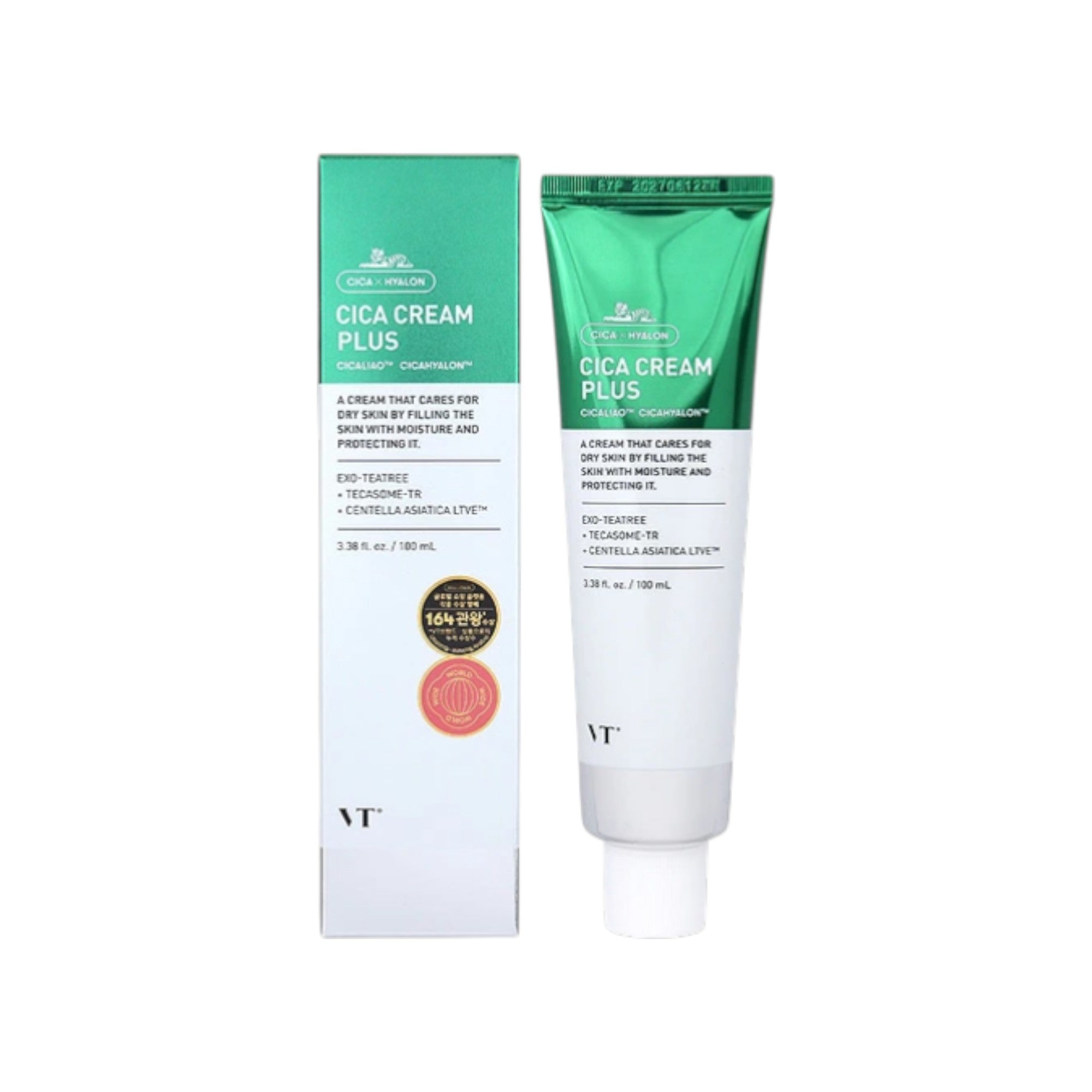 VT COSMETICS CICA CREAM PLUS Crema viso intensamente lenitiva 100 ml