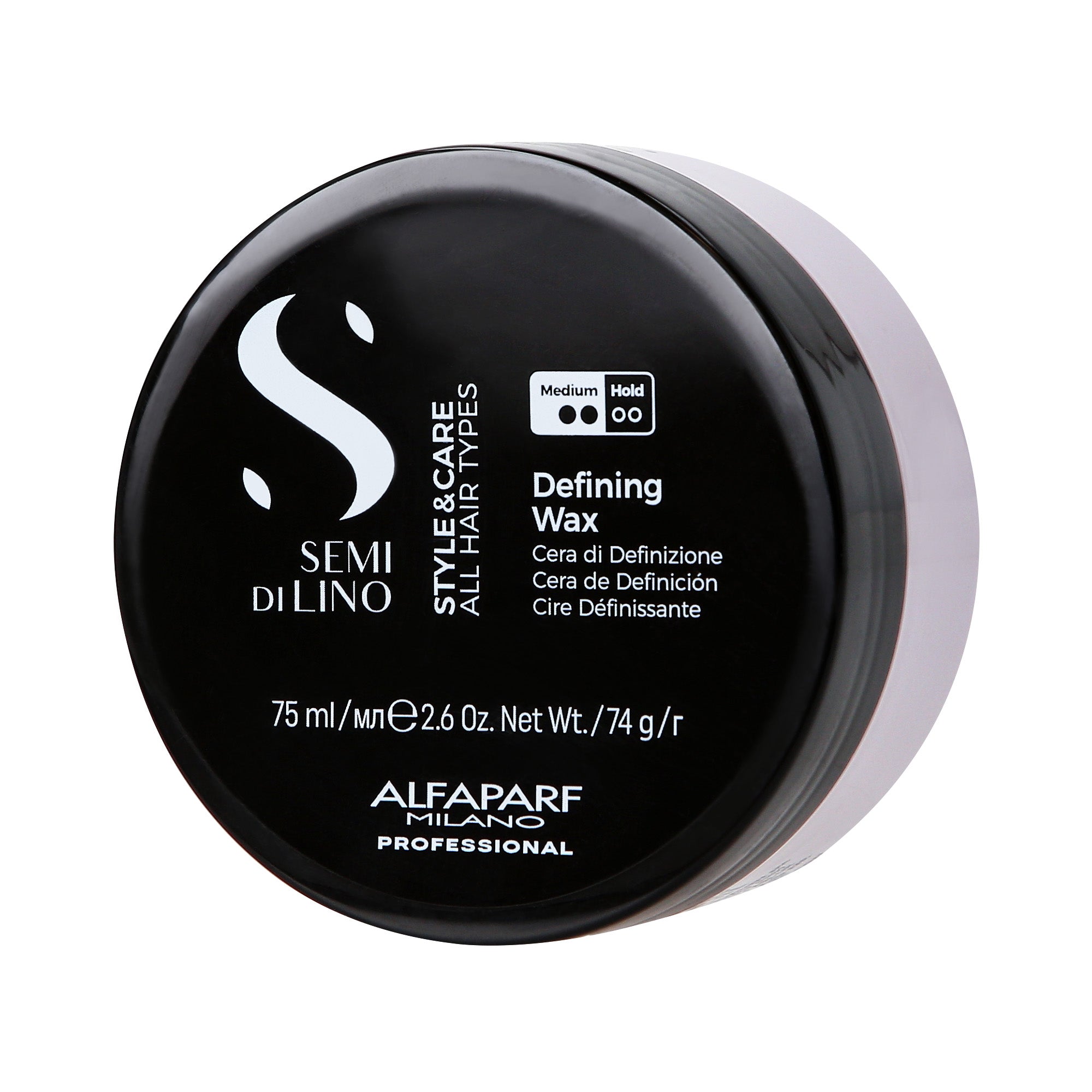 ALFAPARF SEMI DI LINO STYLE&CARE DEFINING WAX Elastyczny wosk o średnim utrwaleniu 75 ml