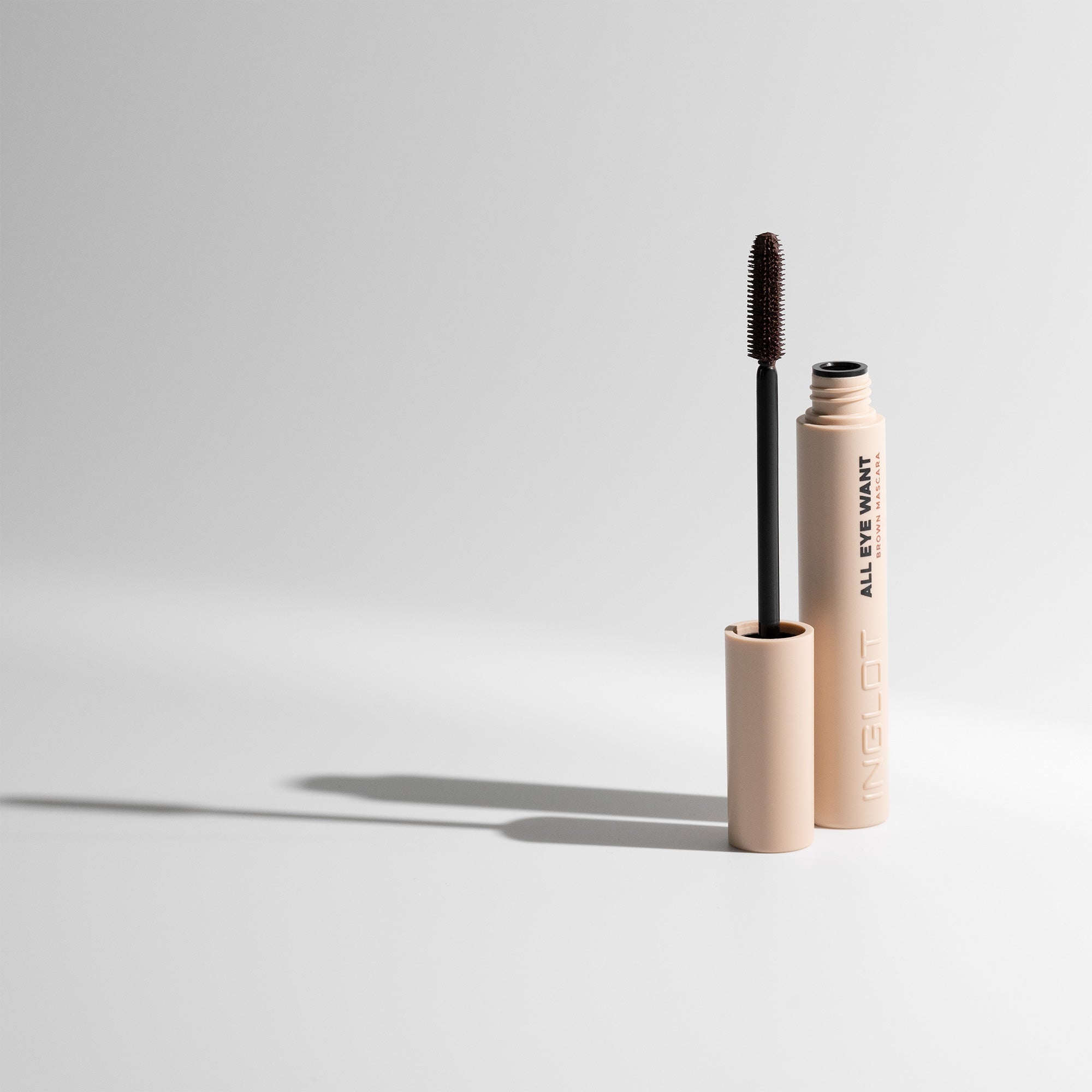 INGLOT ALL EYE WANT Brązowy tusz do rzęs 5 ml #6