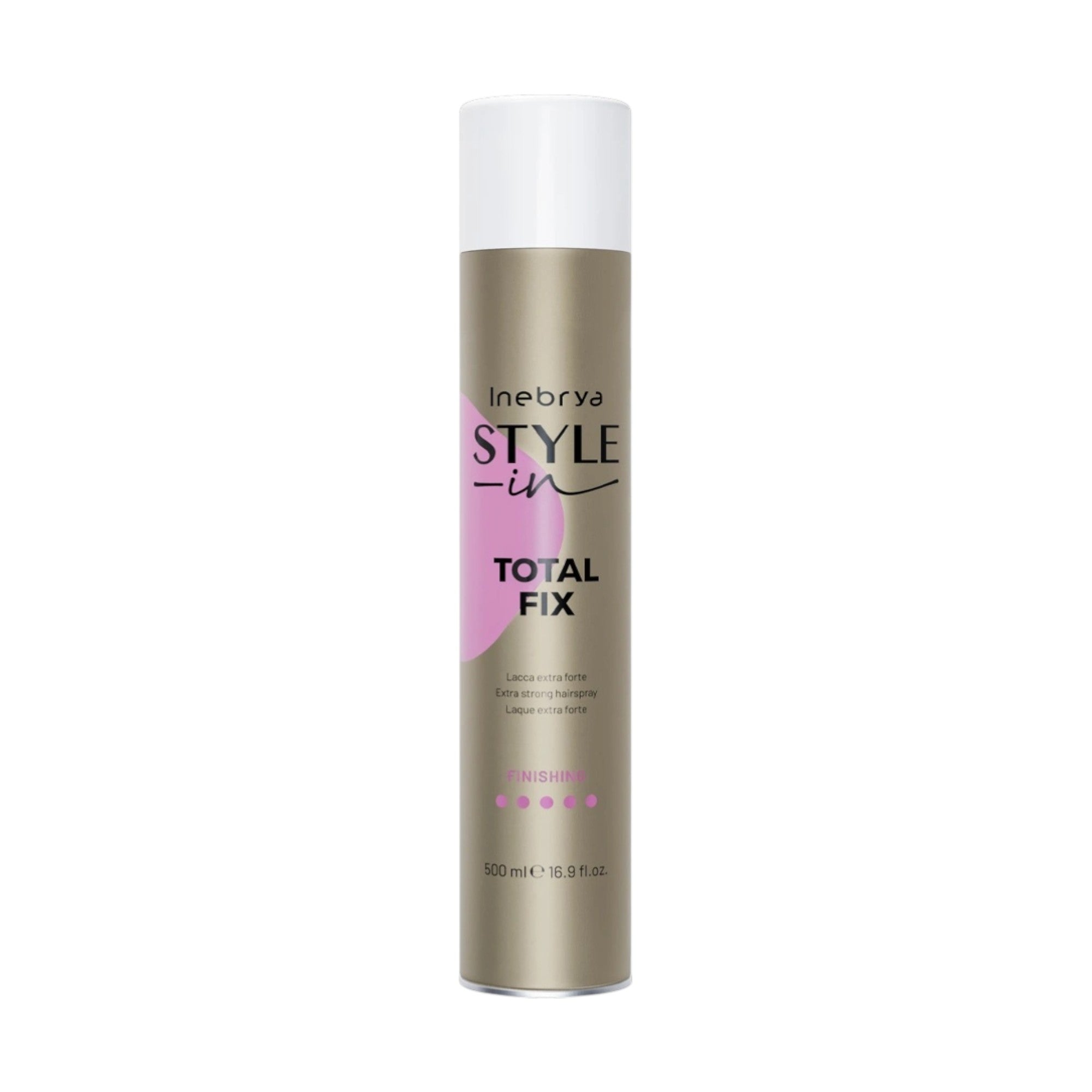 INEBRYA IC STYLE-IN TOTAL FIX Lakier do włosów o bardzo mocnym utrwaleniu 500 ml