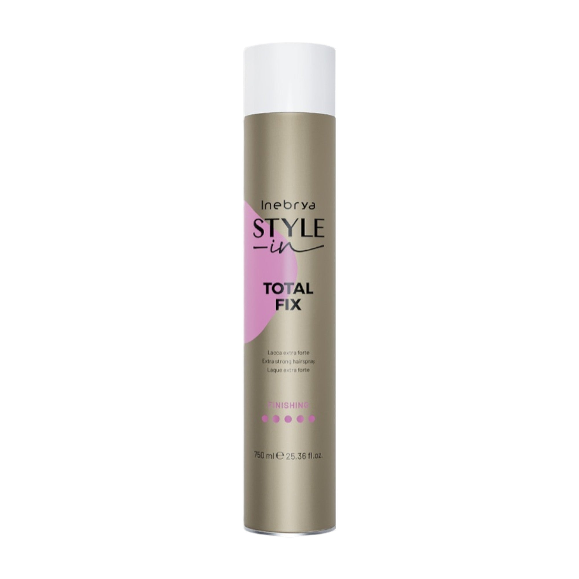 INEBRYA STYLE-IN TOTAL FIX Lak na vlasy s velmi silnou fixací 750 ml