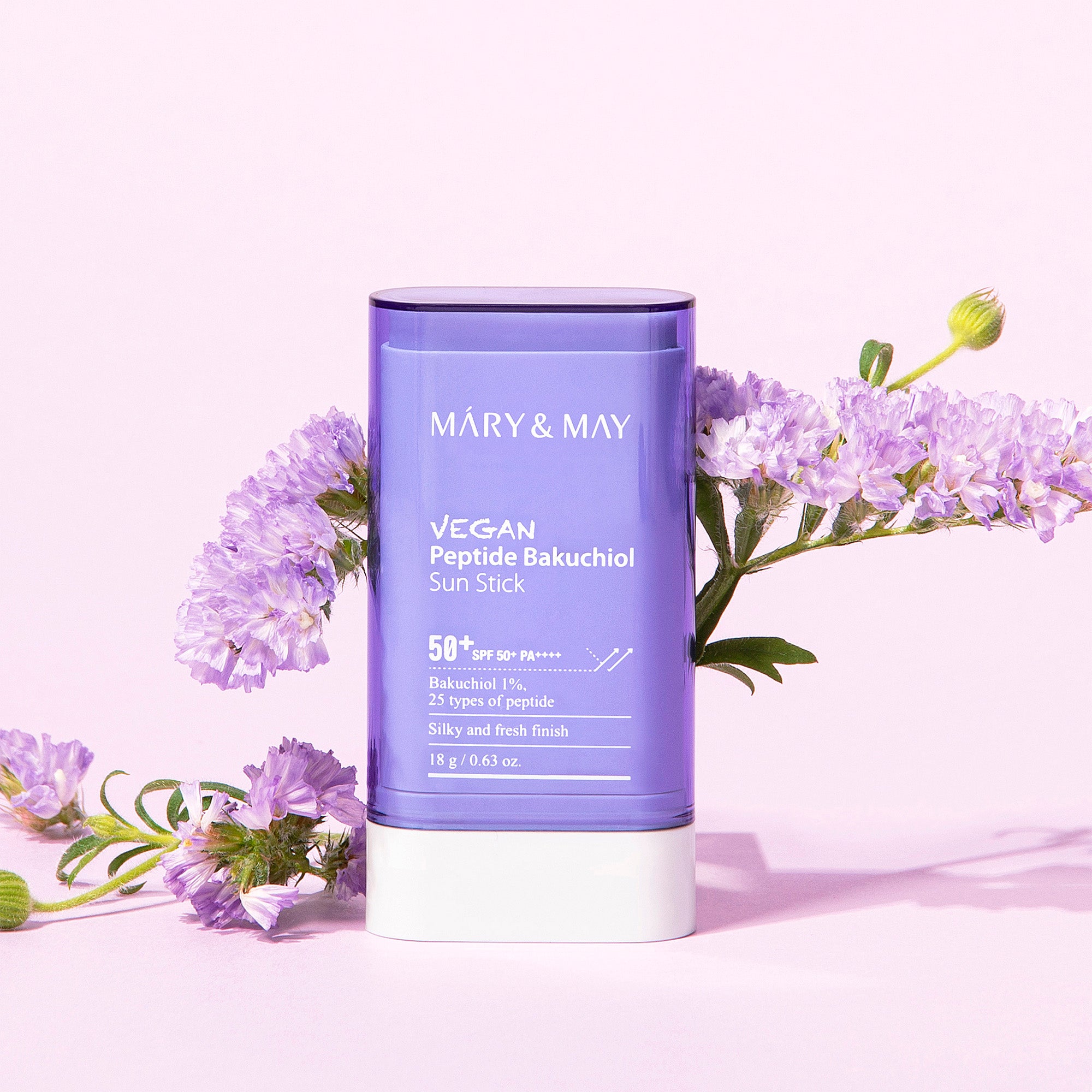 MARY & MAY VEGAN PEPTI-BAKUCH SUNSTICK Sztyft przeciwsłoneczny z filtrem SPF50+ PA++++ 18 g #2