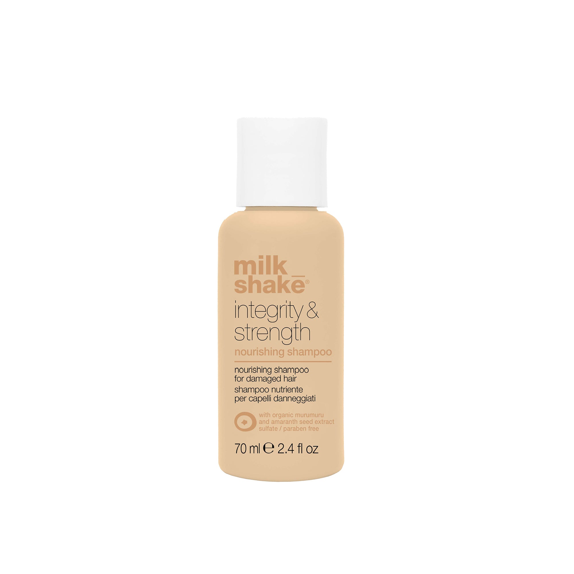 MILK SHAKE INTEGRITY & STRENGTH NOURISHING Vyživující šampon pro poškozené vlasy 70 ml