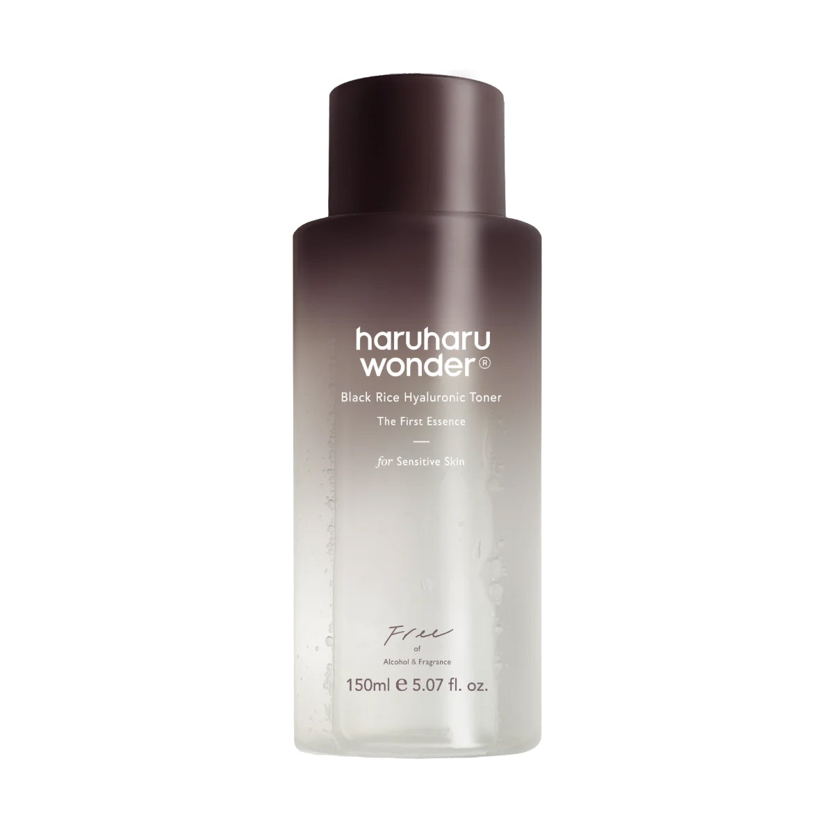 HARUHARU WONDER BLACK RICE HYALURONIC TONER THE FISRT ESSENCE Bezzapachowy tonik do skóry wrażliwej 150 ml