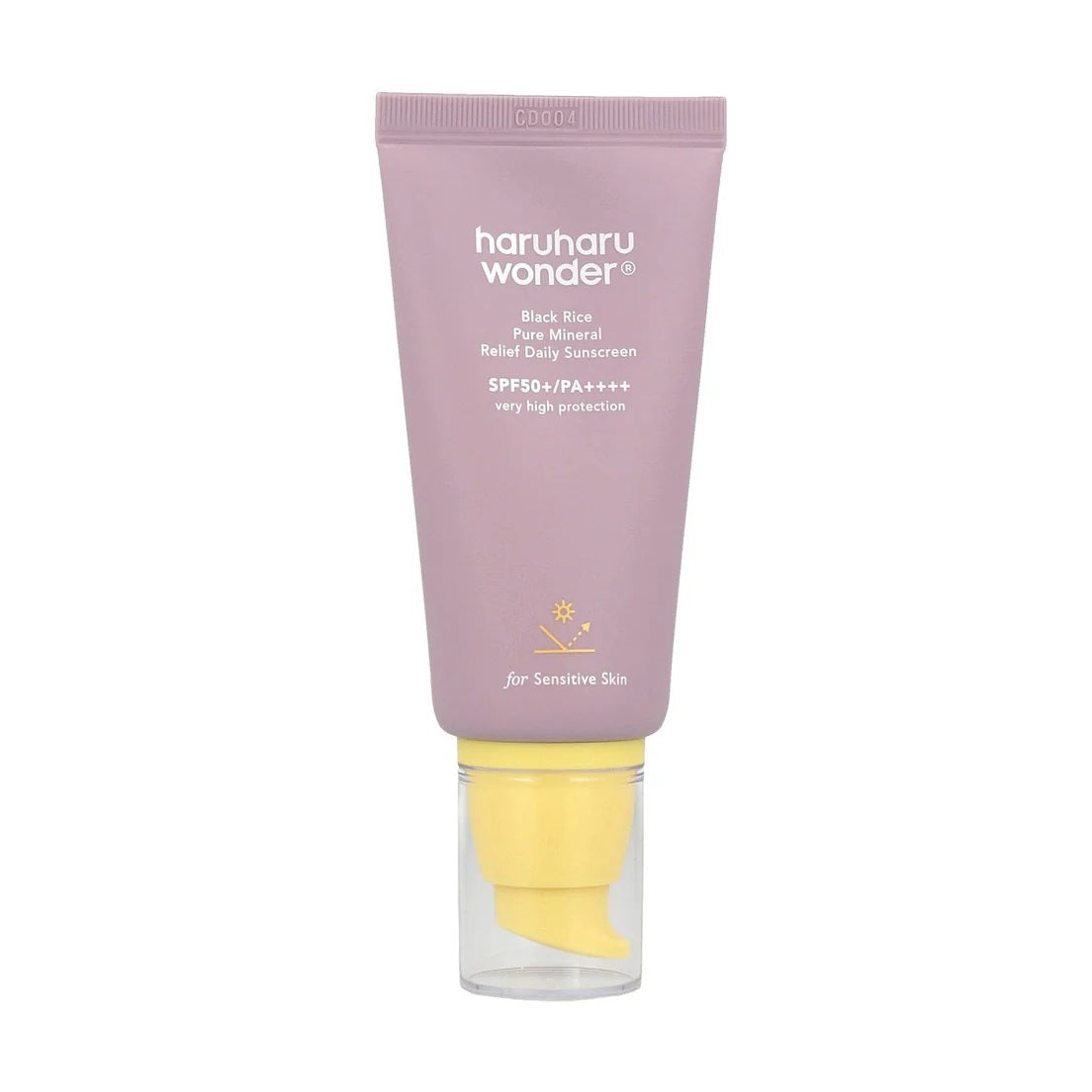 HARUHARU WONDER BLACK RICE PURE MINERAL SUNSCREEN Nawilżający krem przeciwsłoneczny z fizycznymi filtrami SPF50+ PA++++ 50 ml