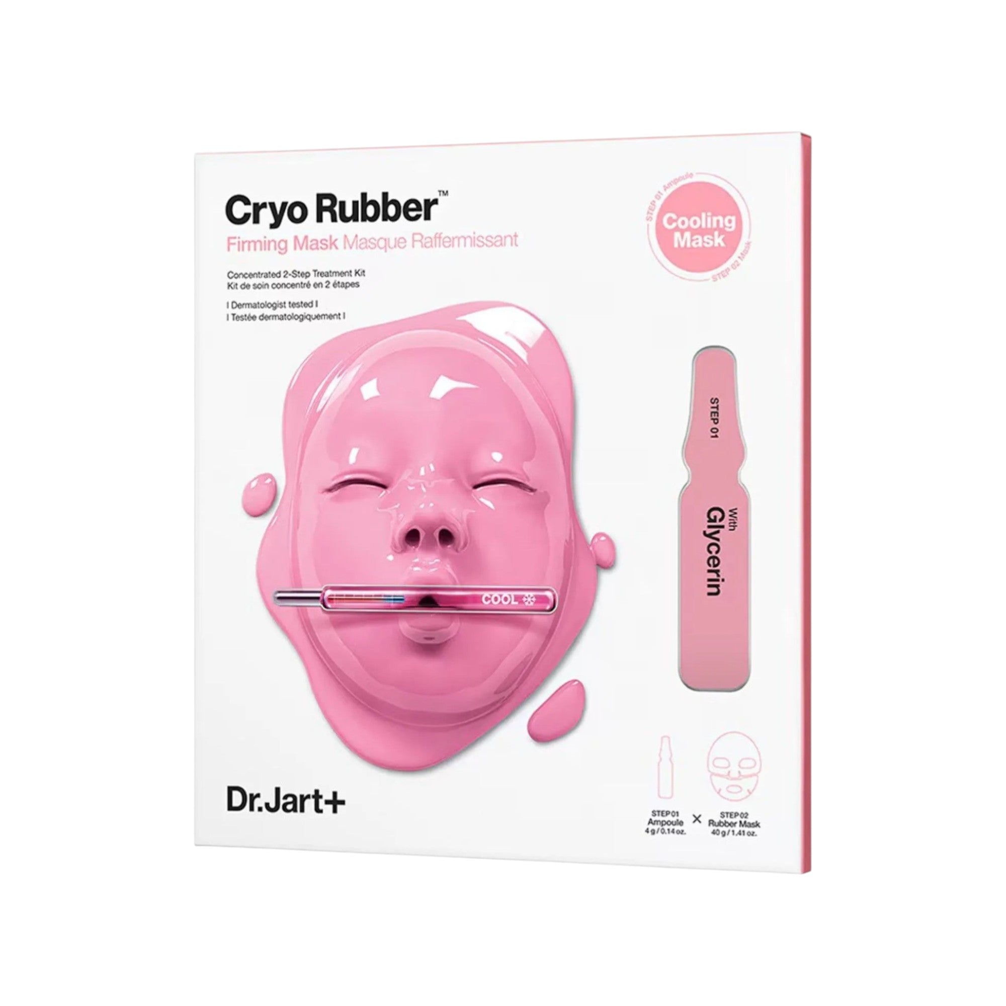 DR. JART+ CRYO RUBBER™ FIRMING COLLAGEN Hydrożelowa maska do twarzy o działaniu ujędrniającym 4 g + 40 g