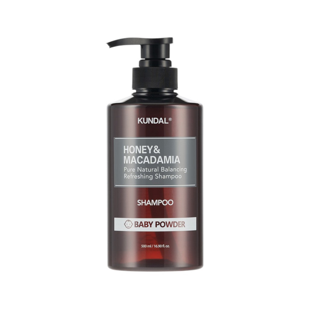 KUNDAL HONEY & MACADAMIA Osvěžující vlasový šampon, Baby Powder 500 ml
