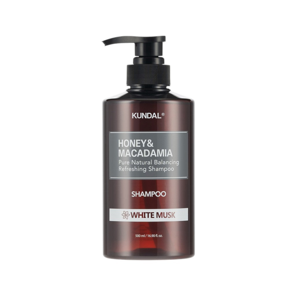 KUNDAL HONEY & MACADAMIA Osvěžující vlasový šampon, bílé pižmo 500 ml