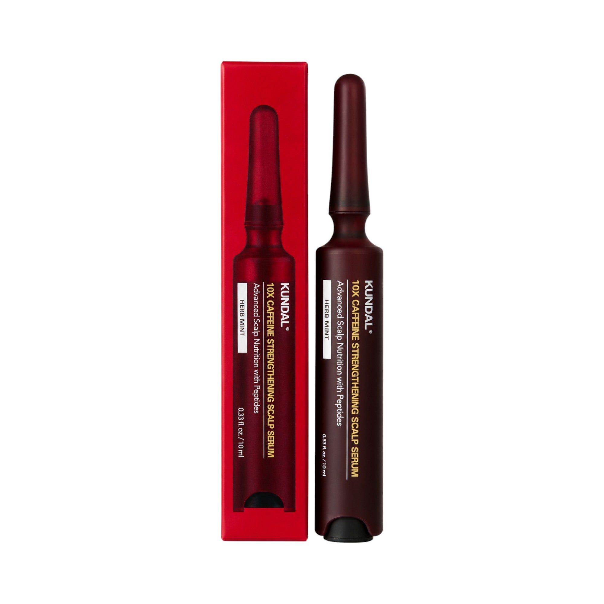 KUNDAL 10X KOFEINOVÉ POSILŇUJÍCÍ SÉRUM NA VLÁŠKU Posilující sérum s kofeinem na vlasovou pokožku 10 ml