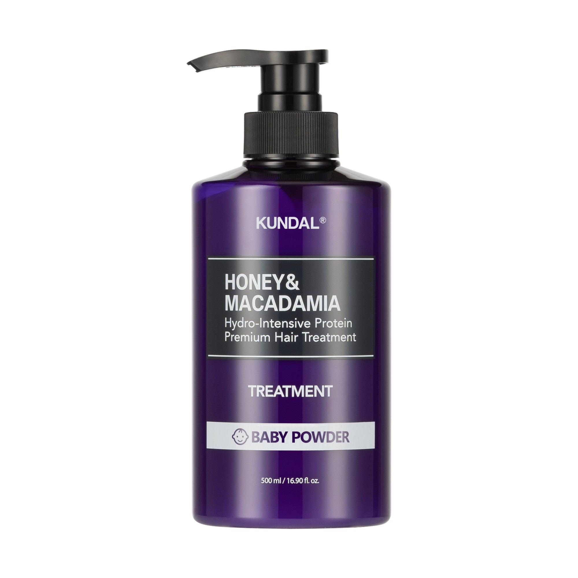 KUNDAL HONEY & MACADAMIA Intenzivně hydratační vlasový kondicionér Baby Powder 500 ml