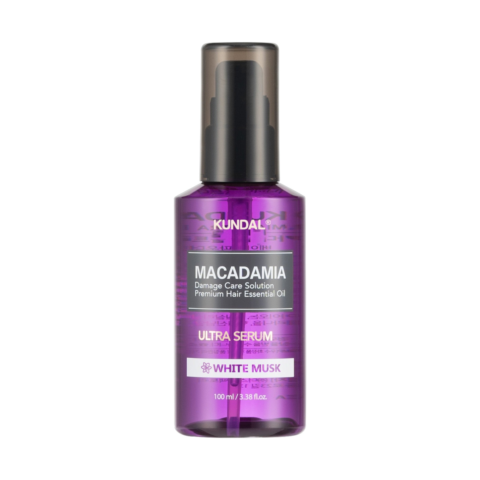 KUNDAL MACADAMIA ULTRA HAIR SERUM Intensywnie regenerujące serum do włosów White Musk 100 ml
