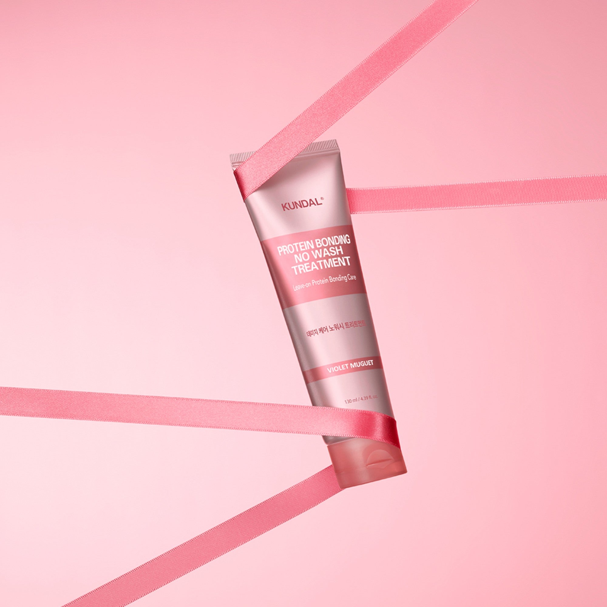 KUNDAL PROTEIN BONDING NO WASH Intenzivně posilující kúra bez oplachování Violet Muguet 130 ml #2