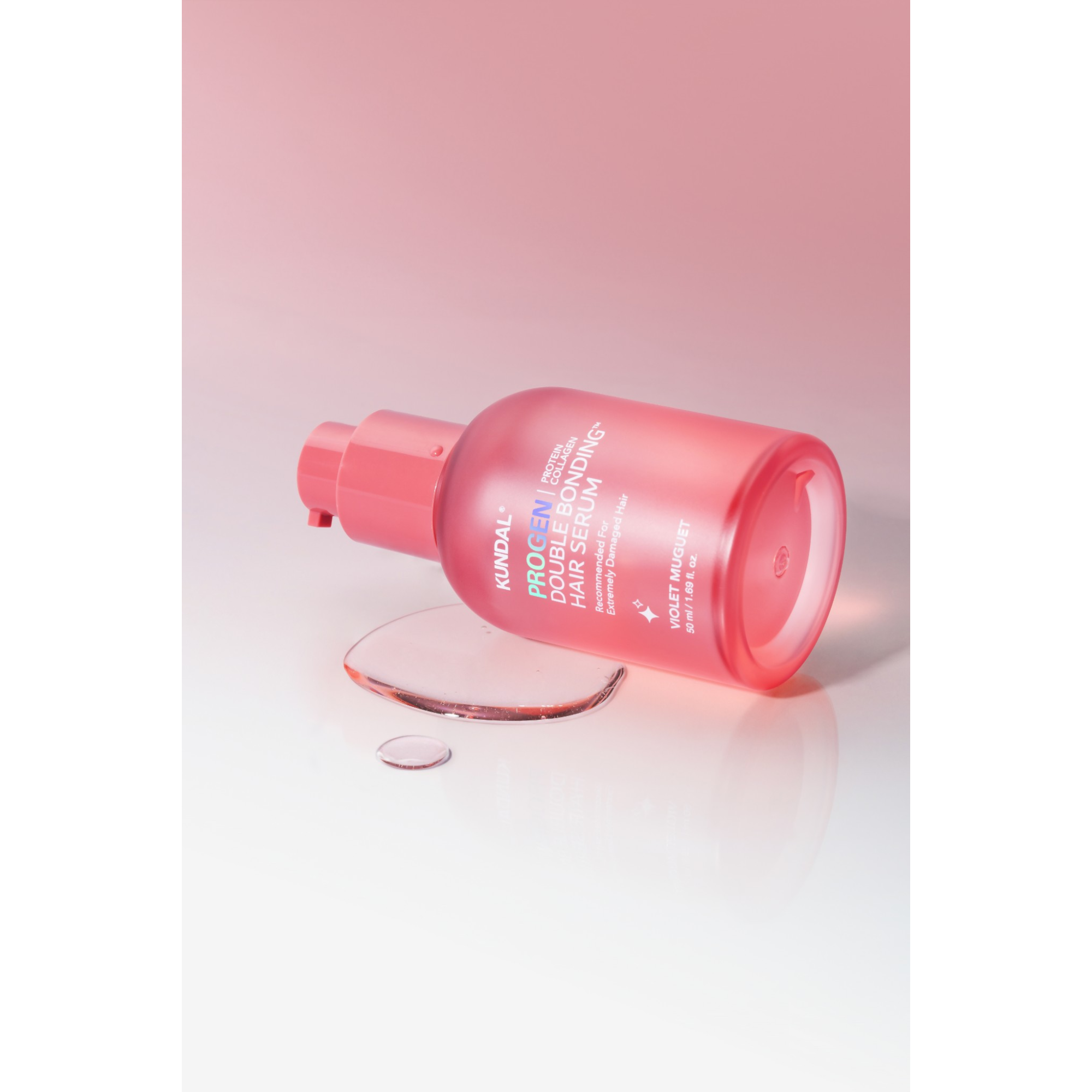 KUNDAL PROGEN DOUBLE BONDING Intenzivně regenerační sérum, které obnovuje vlasové vazby Violet Muguet 50 ml #2