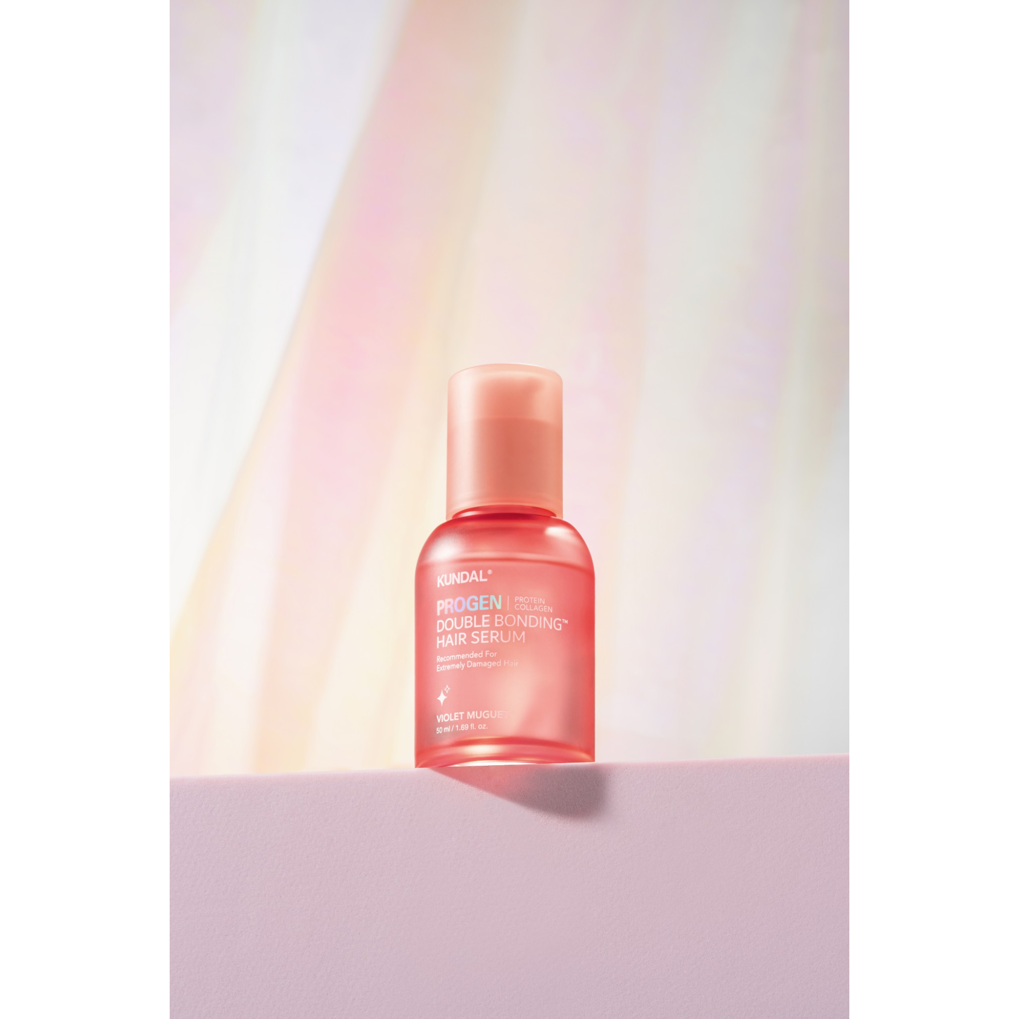 KUNDAL PROGEN DOUBLE BONDING Intenzivně regenerační sérum, které obnovuje vlasové vazby Violet Muguet 50 ml #3