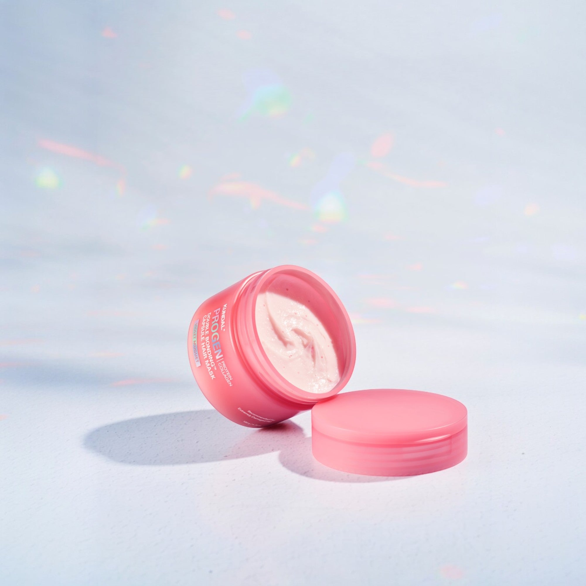KUNDAL PROGEN DOUBLE BONDING CAPSULE Intenzivně regenerační maska, která obnovuje vlasové vazby Violet Muguet 180 g #4