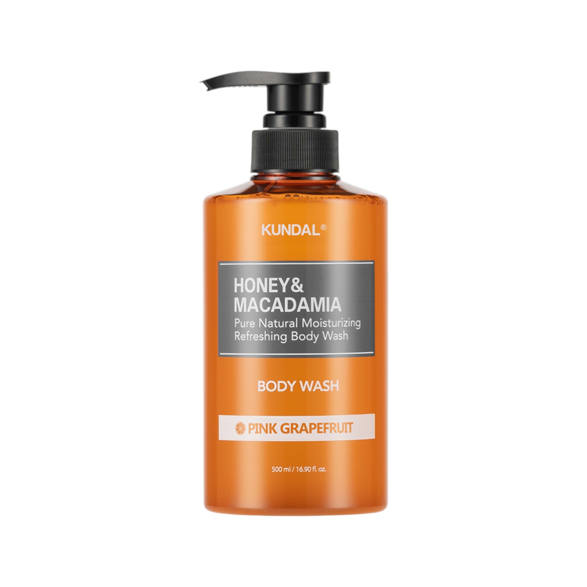 KUNDAL HONEY & MACADAMIA Osvěžující grepový mycí gel na tělo 500 ml
