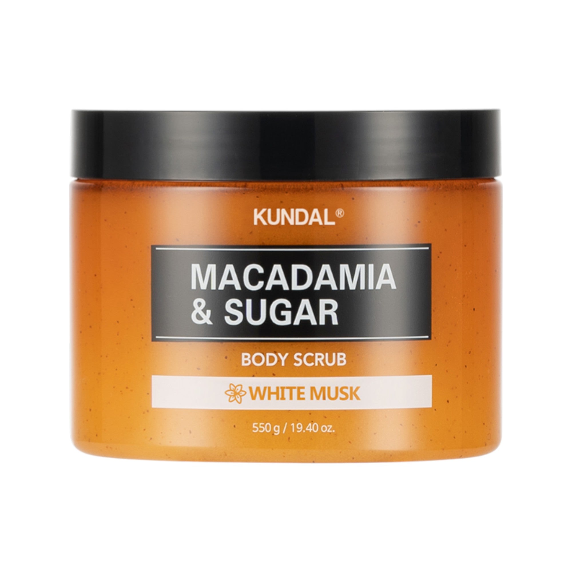 KUNDAL MACADAMIA & SUGAR BODY SCRUB White Musk Sugar Body Scrub 550 g