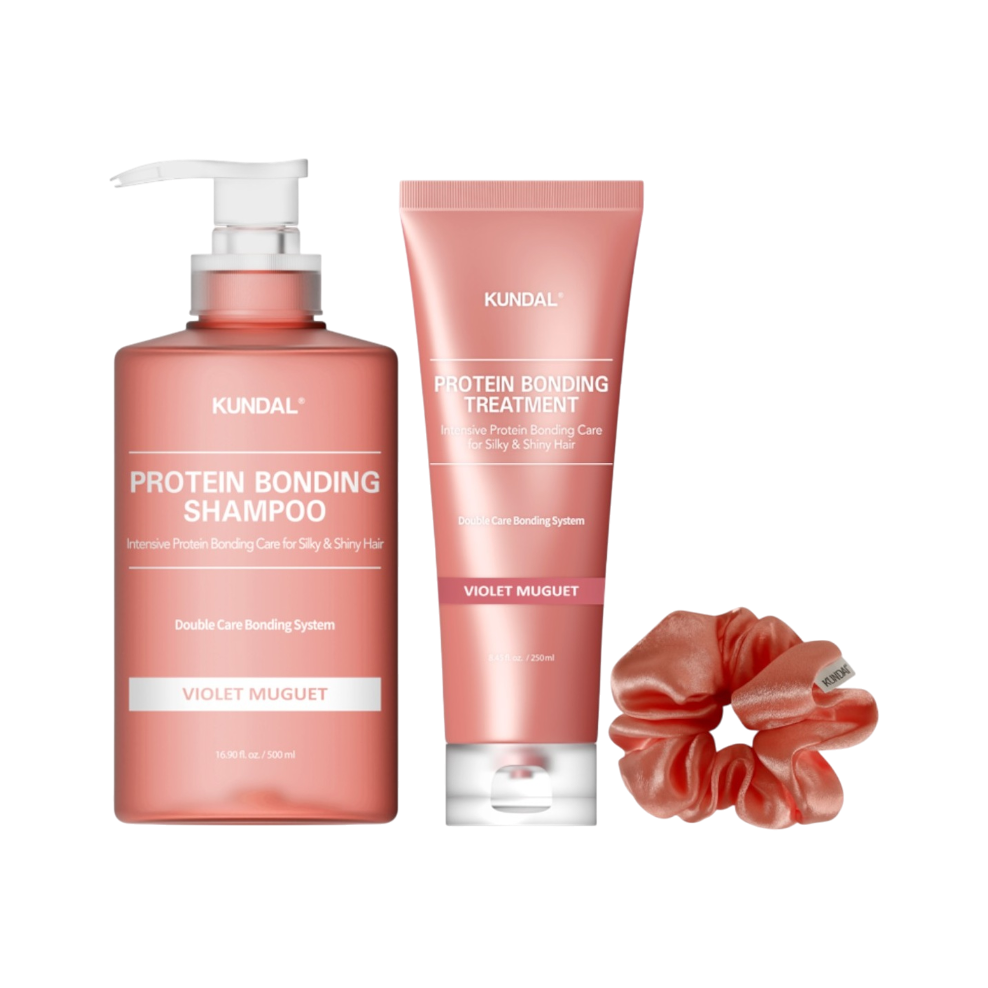 KUNDAL SILKU GLOW EDITION Intenzivně regenerační sada vlasové péče Violet Muguet 2 x 500 ml #2