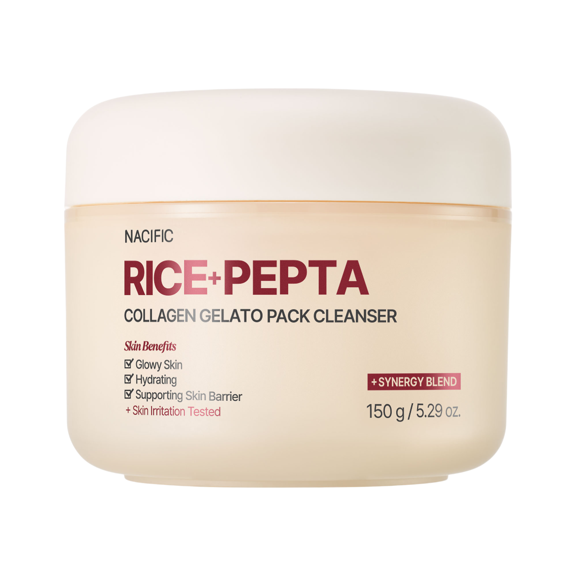 NACIFIC RICE+PEPTA COLLAGEN GELATO PACK CLEANSER Oczyszczająca maska i żel do mycia twarzy 2w1, 150 g
