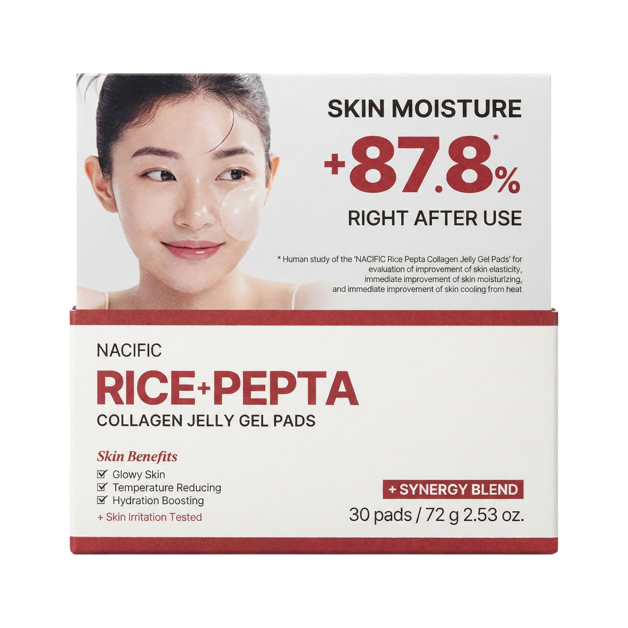 NACIFIC RICE+PEPTA COLLAGEN GELOVÉ GELOVÉ POLŠTÁŘKY Hydrogelové kolagenové oční polštářky 72 g (30 k) #2