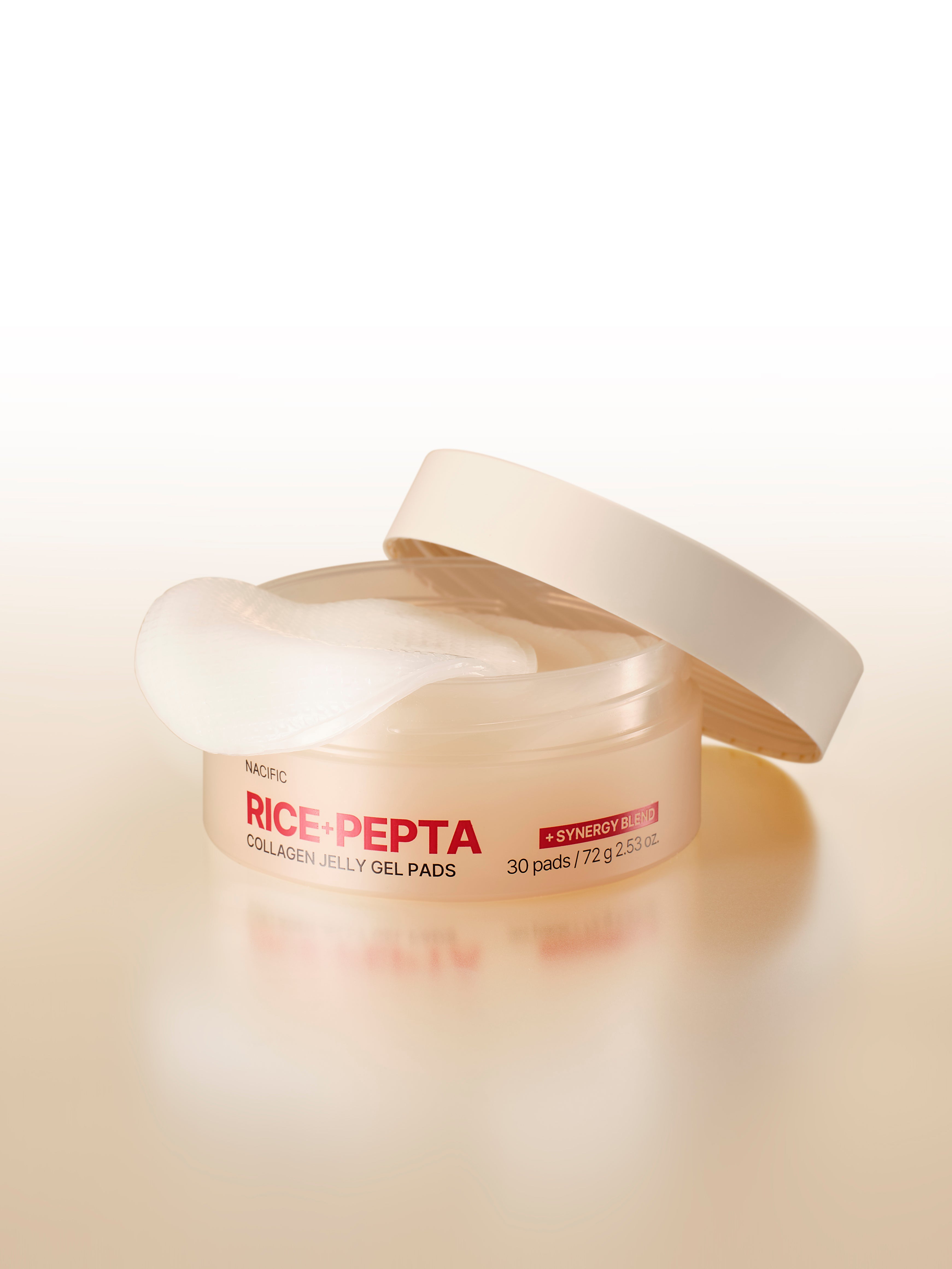 NACIFIC RICE+PEPTA COLLAGEN GELOVÉ GELOVÉ POLŠTÁŘKY Hydrogelové kolagenové oční polštářky 72 g (30 k) #5