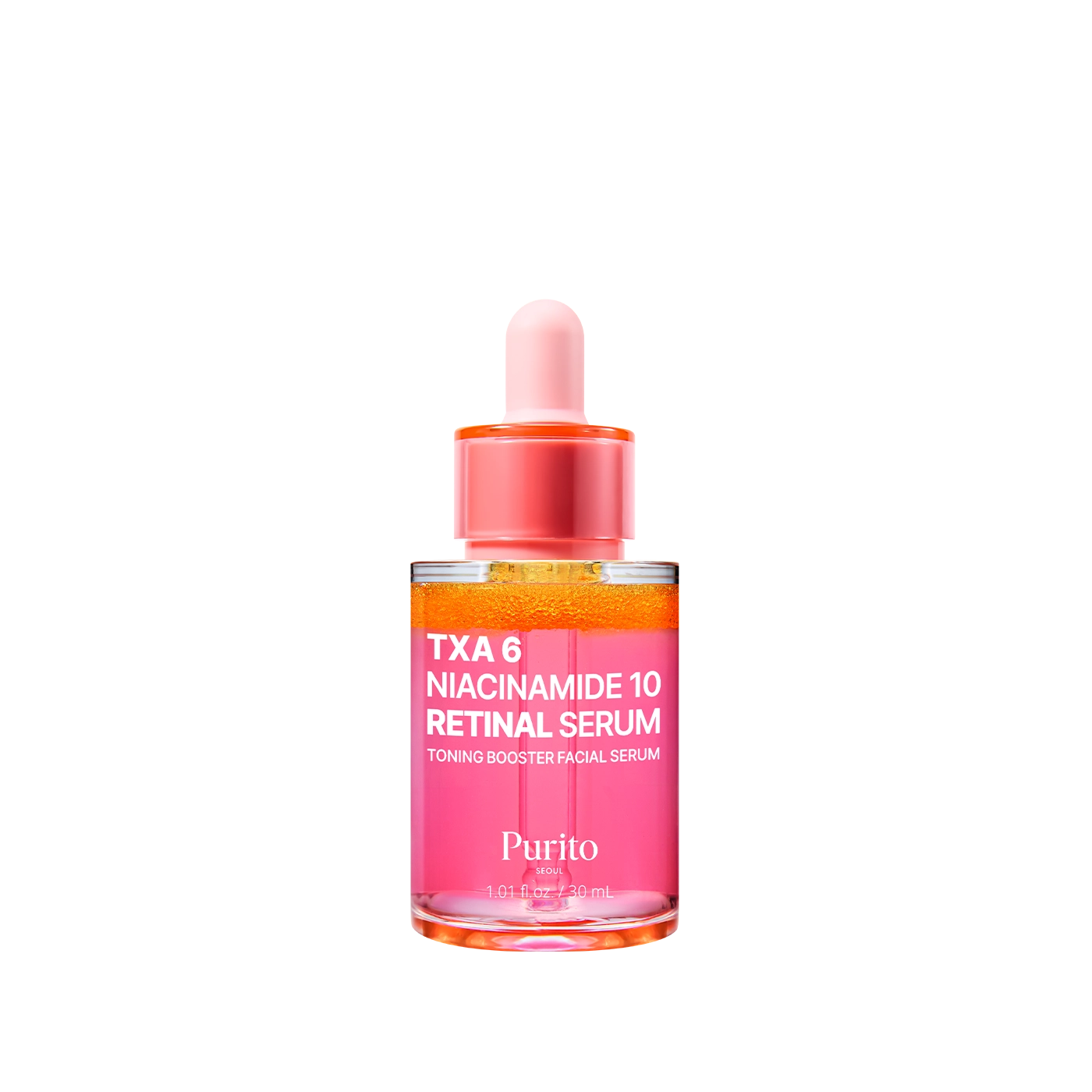 PURITO SEOUL TONING BOOSTER Serum do twarzy z retinolem, niacynamidem i kwasem traneksamowym 30 ml