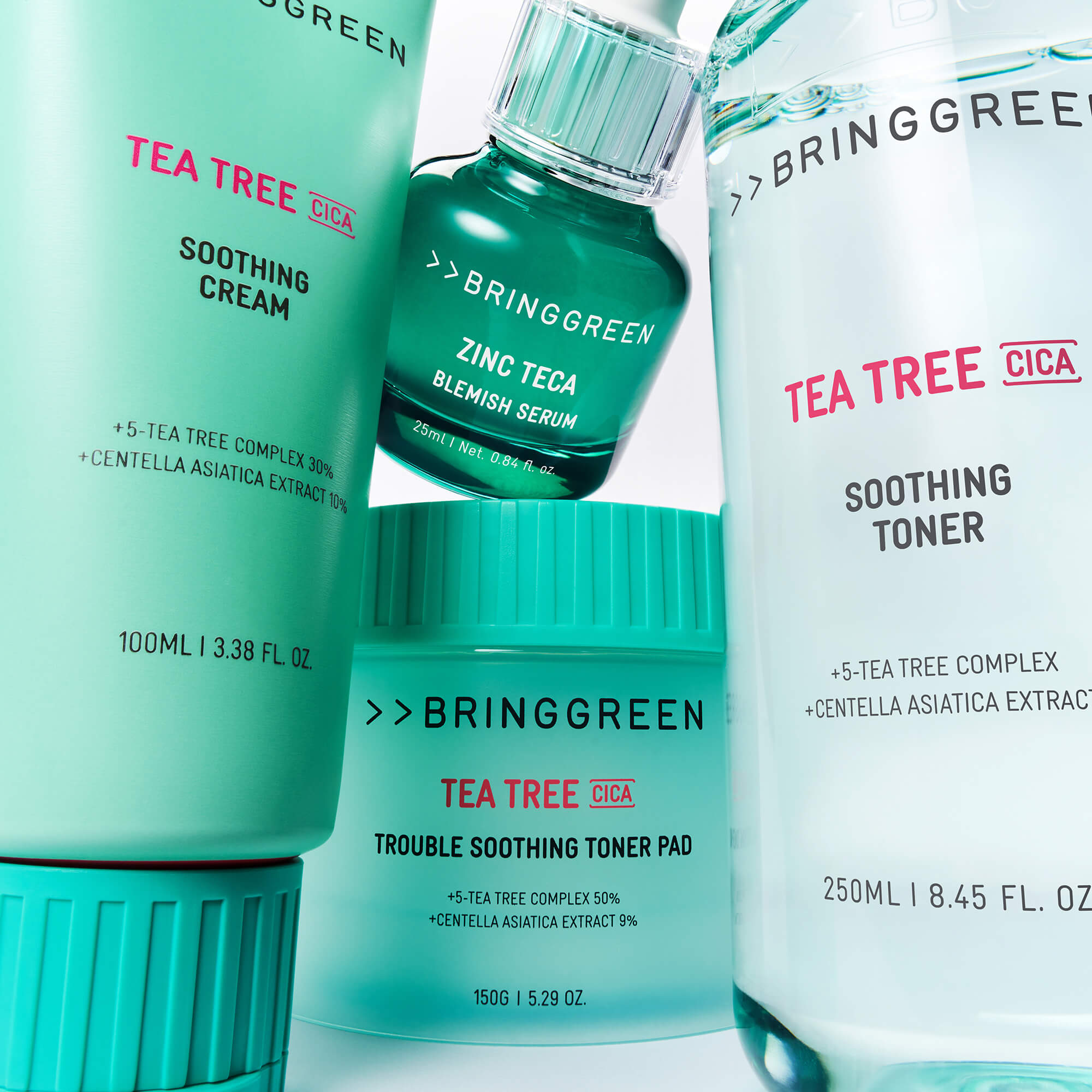 BRINGGREEN Tea Tree Cica Soothing Cream Plus – Zklidňující pleťový krém s čajovníkem a cica 100 ml #12