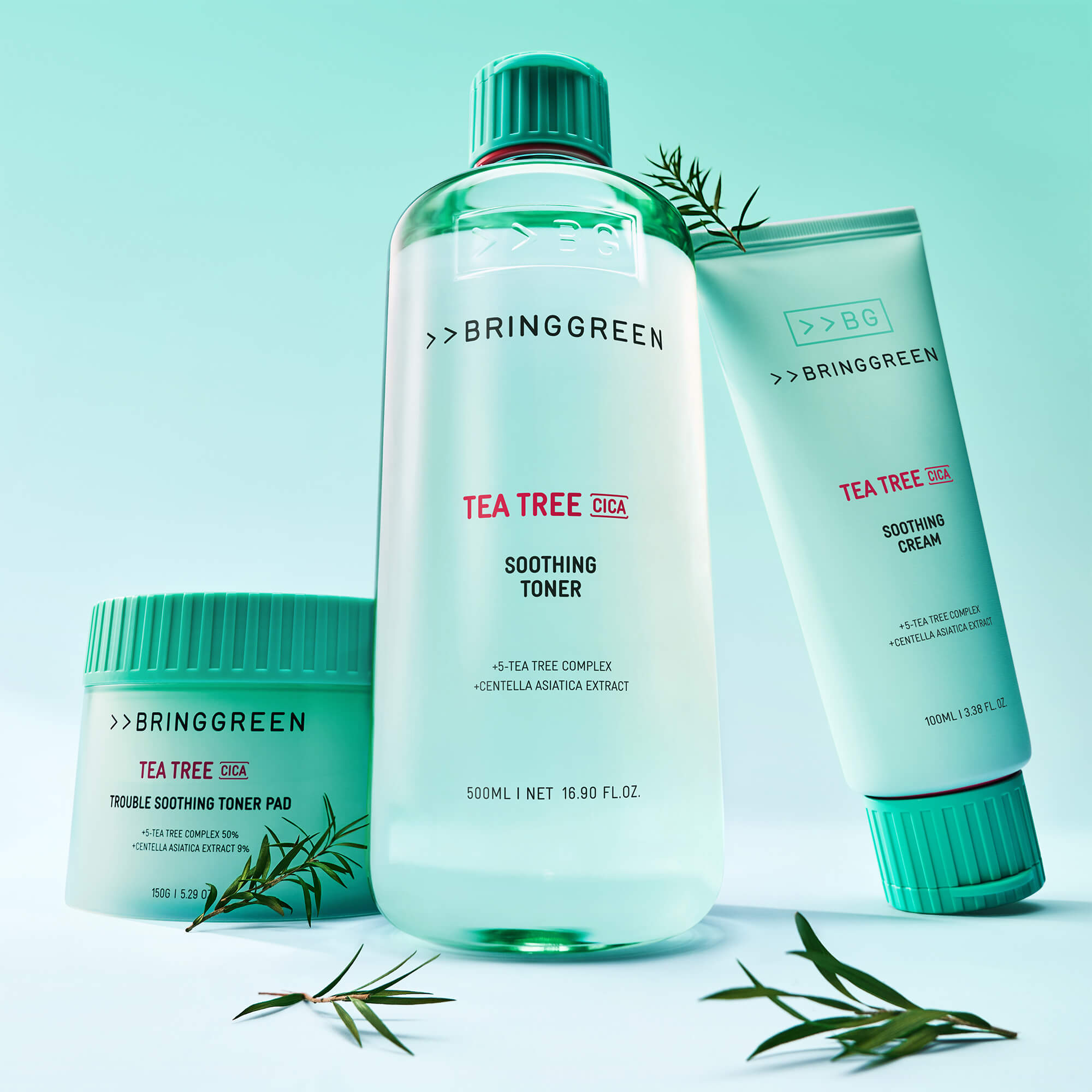 BRINGGREEN Tea Tree Cica Soothing Cream Plus – Zklidňující pleťový krém s čajovníkem a cica 100 ml #11