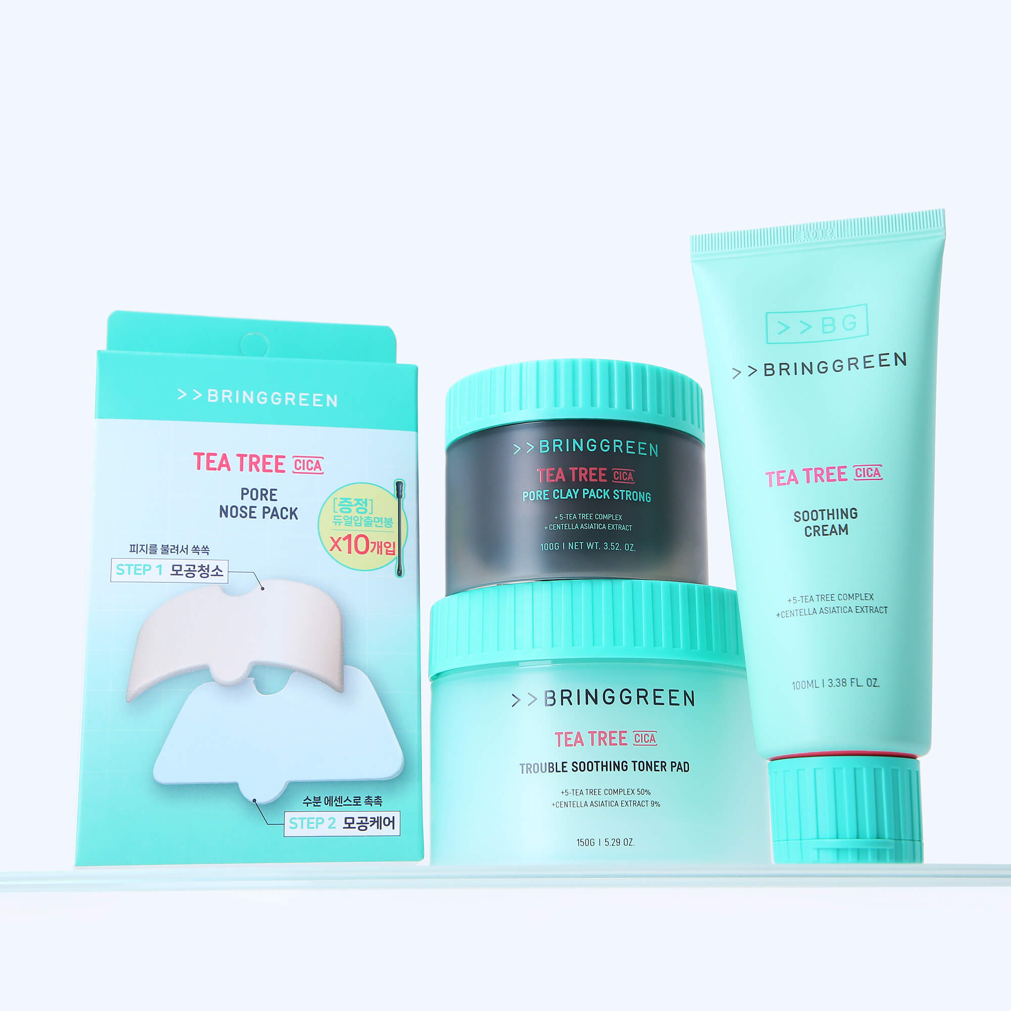 BRINGGREEN Tea Tree Cica Pore Nose Strip 5P – Plastry oczyszczające na nos z drzewem herbacianym i cica, 5 szt. #6