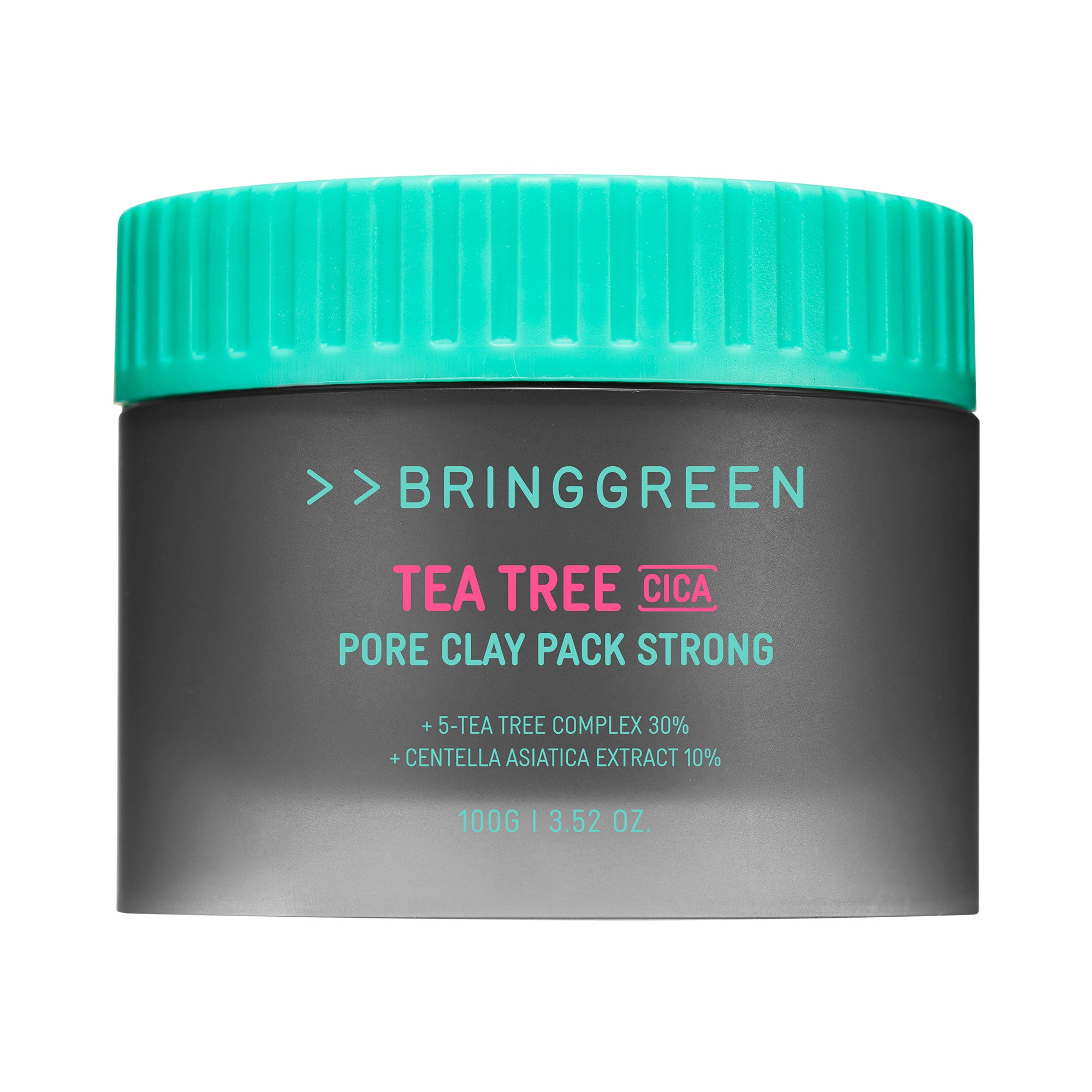 BRINGGREEN Tea Tree Cica Pore Clay Pack Strong – Intenzivně čistící jílová pleťová maska s tea tree a cica 100 g #2