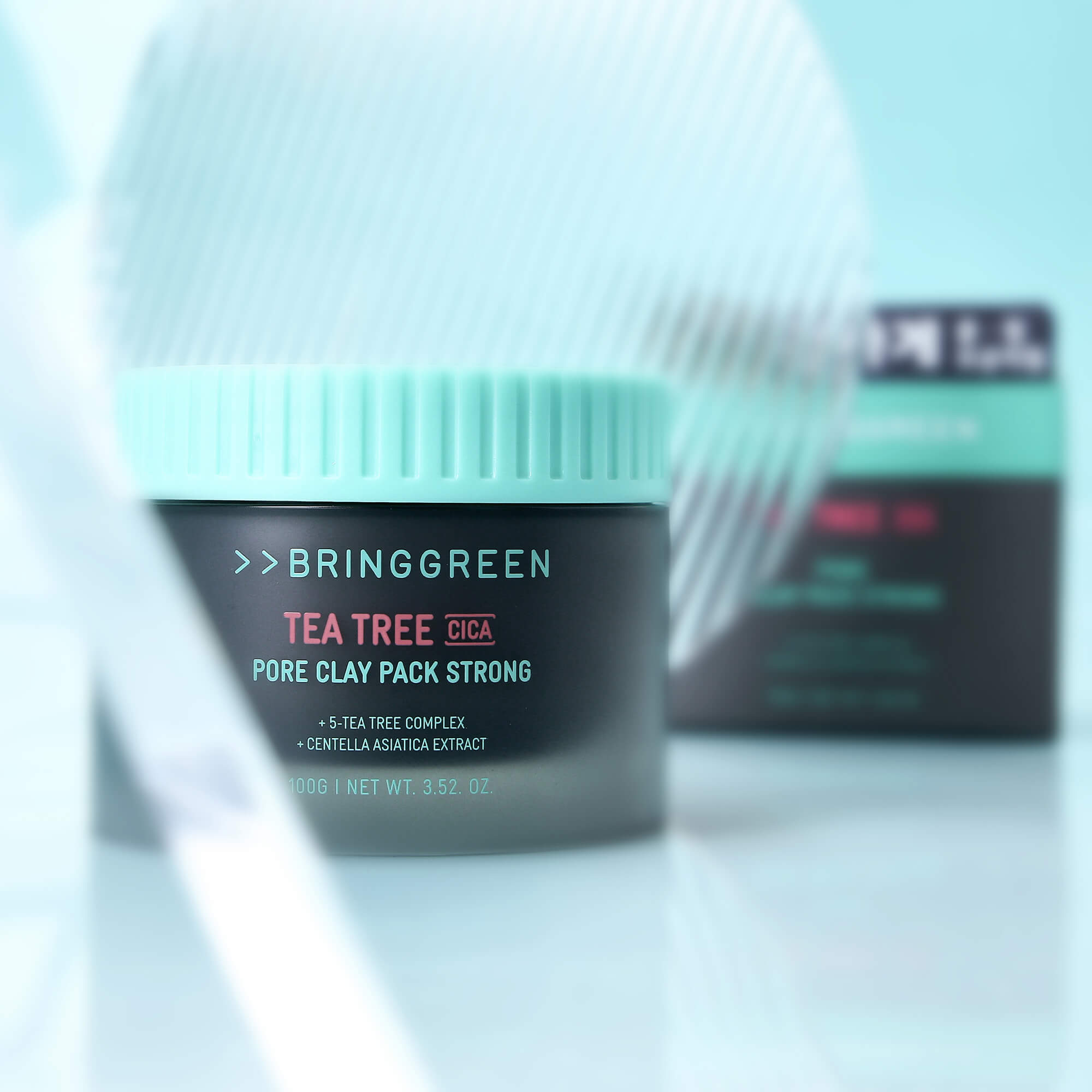 BRINGGREEN Tea Tree Cica Pore Clay Pack Strong – Intenzivně čistící jílová pleťová maska s tea tree a cica 100 g #9