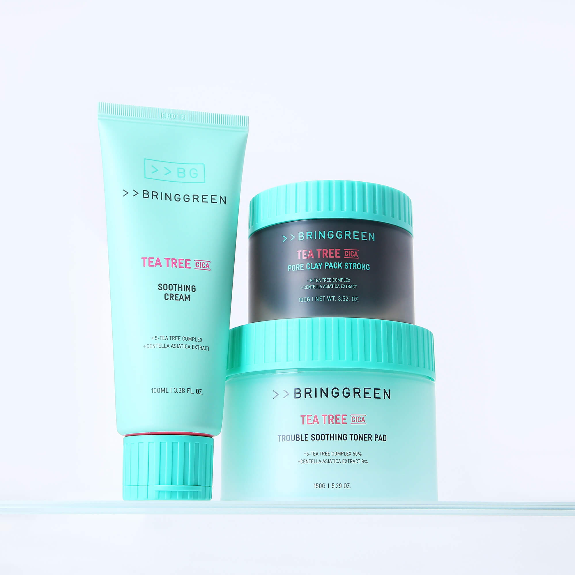 BRINGGREEN Tea Tree Cica Pore Clay Pack Strong – Intenzivně čistící jílová pleťová maska s tea tree a cica 100 g #10