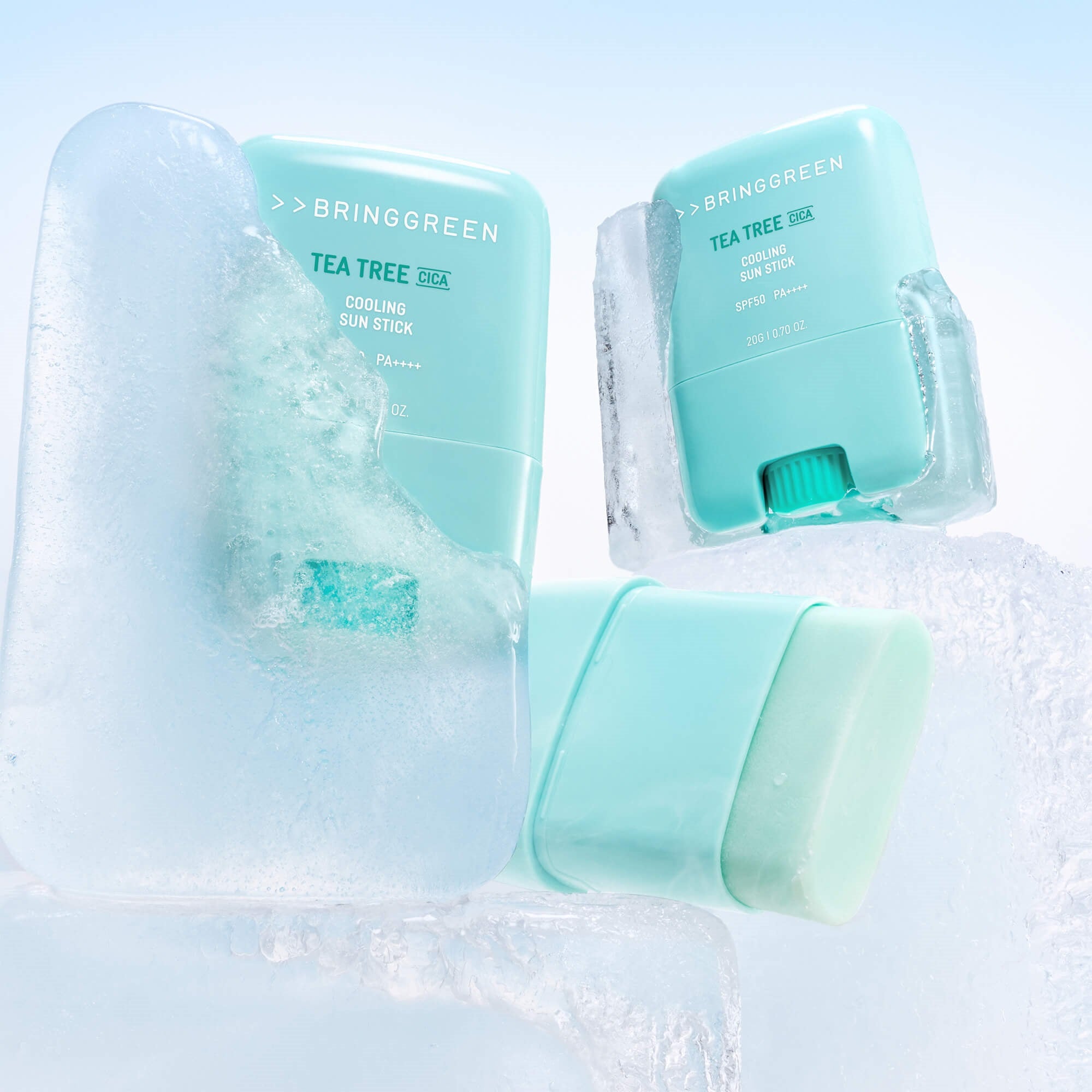BRINGGREEN Tea Tree Cica Cooling Sun Stick SPF50 PA++++ – Chłodzący sztyft przeciwsłoneczny, 20 g #5