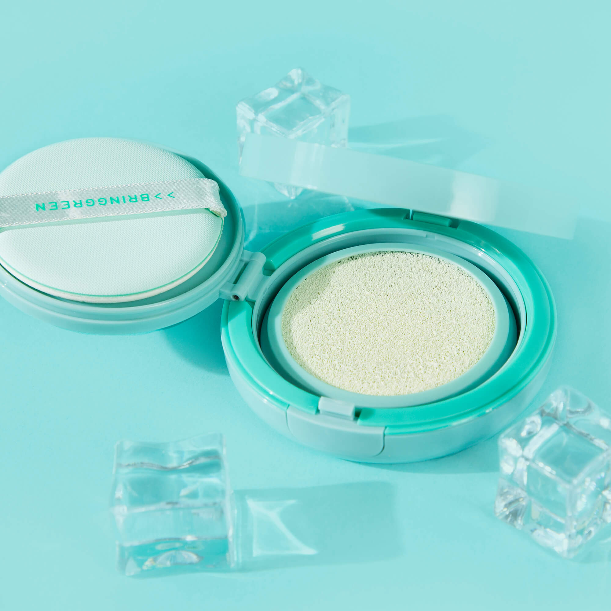BRINGGREEN Tea Tree Cica Tone-up Sun Cushion SPF50 PA++++ – Mineralny cushion przeciwsłoneczny z efektem tone-up 15 g #7