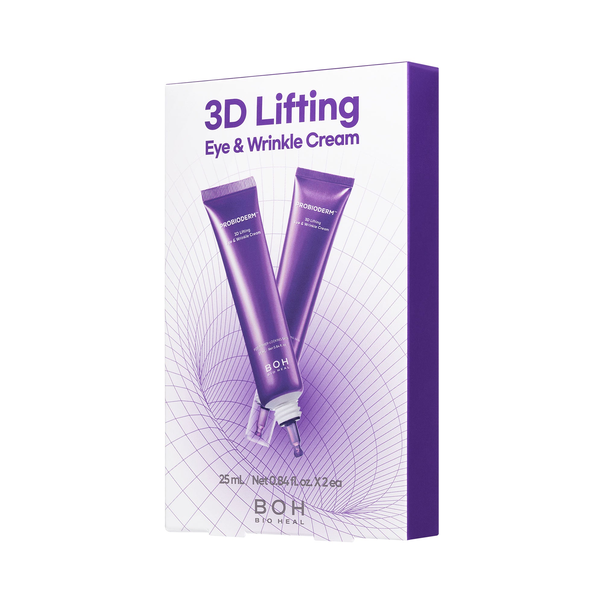 BOH BIO HEAL Probioderm™ 3D Lifting Eye & Wrinkle Cream – Pokročilý krém na oči a obličejové linky (Double Pack) 2x25 ml #3