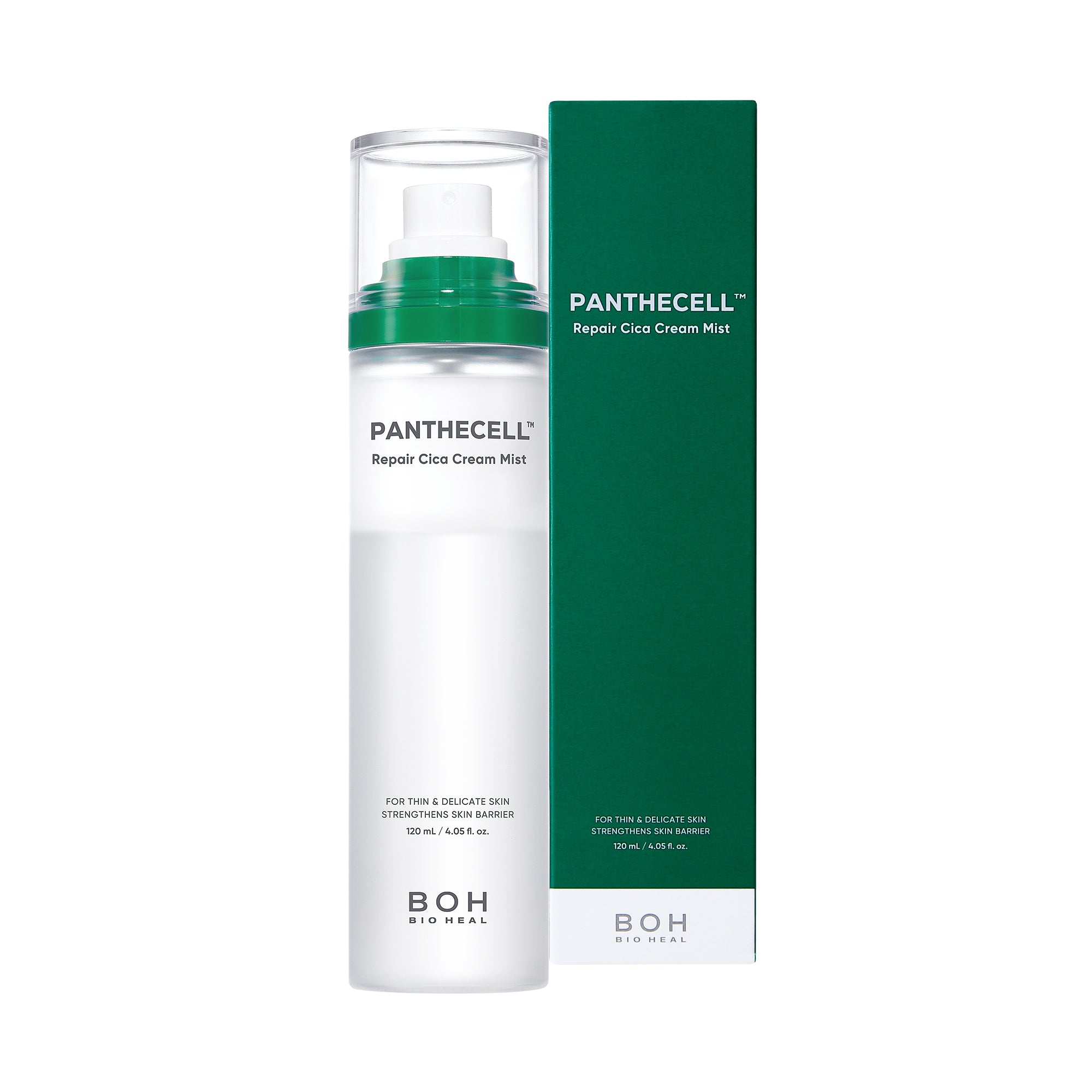 BOH BIO HEAL Panthecell™ Repair Cica Cream Mist – zklidňující a hydratační mléčná mléčná mléčná mléčná mlha 120 ml