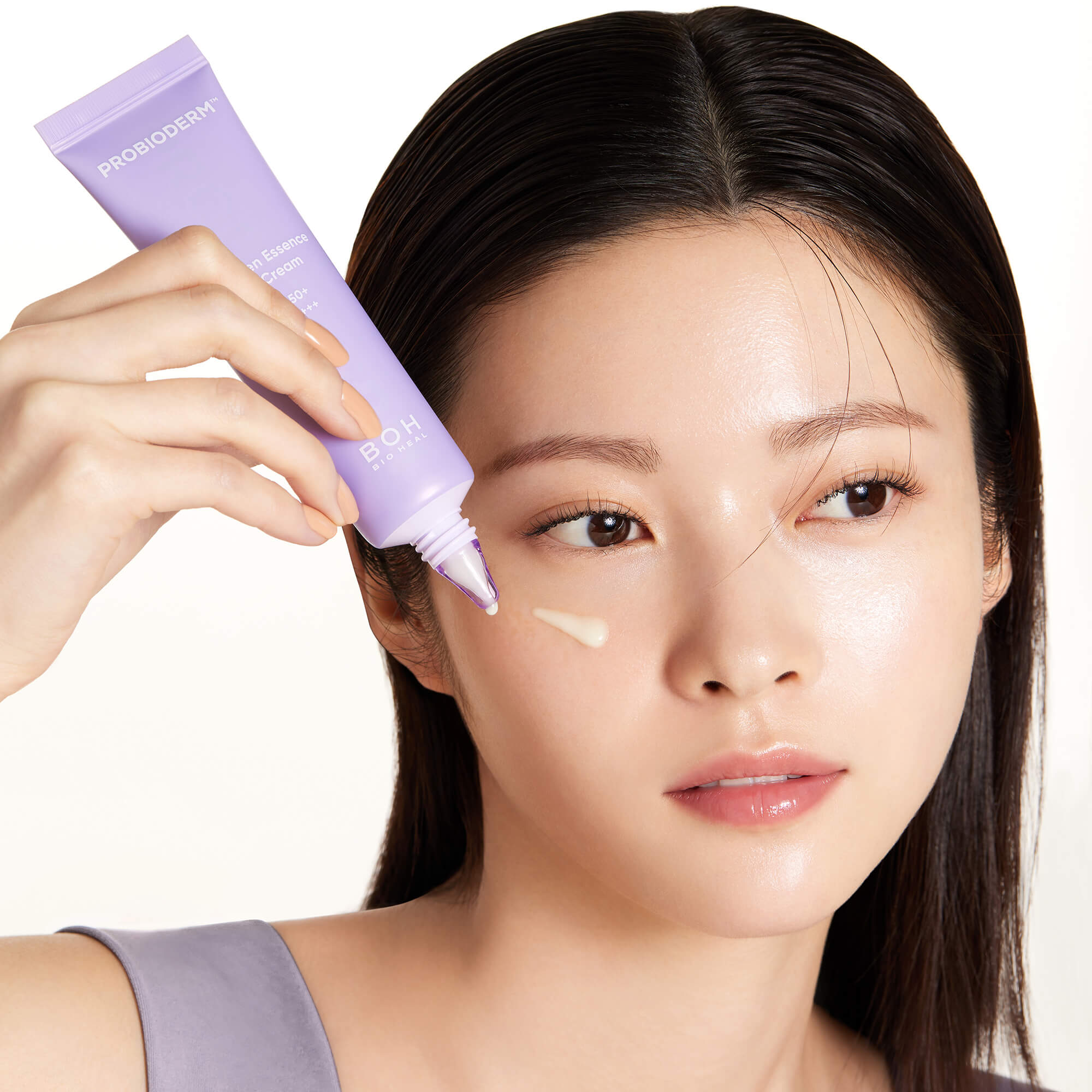 BOH BIO HEAL Probioderm™ Collagen Essence Sun Cream SPF50+ PA++++ – Lehký hydratační krém na opalování 50 ml #4